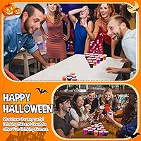 Vista 6 de Lounsweer 100 vasos de plástico para Halloween, vasos desechables de 2 onzas, mini vasos de fiesta de 2 onzas para despedida de soltera, cumpleaños