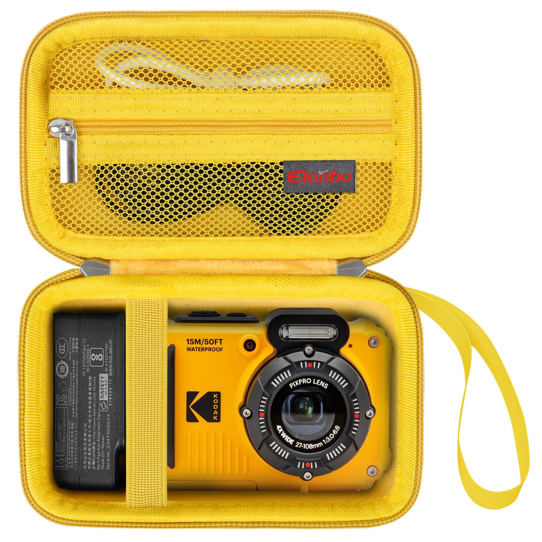 Elonbo Camera Carrying Case for Kodak PIXPRO WPZ2 Waterproof Digital Camera