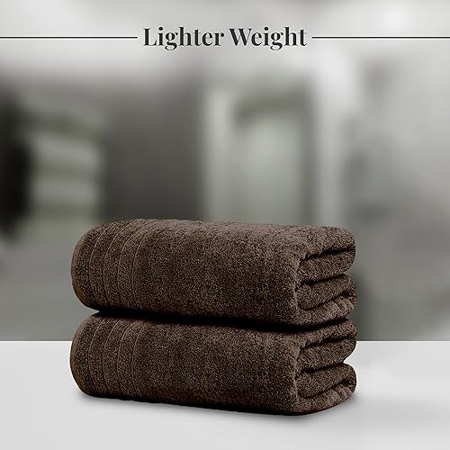 Miniatura 2 de Tens Towels Toallas de baño grandes, 100% algodón, 30 x 60 pulgadas, toallas de baño extra grandes, más ligeras, de secado rápido, superabsorbentes,