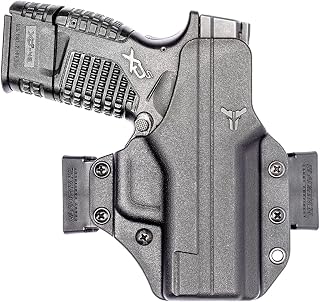 Springfield XD-S 3.3" OWB Holster - USA Made - Fits Springfield Armory XDS 3.3in Mod 1 - Total Eclipse OWB Holster - Outside Waistband Carry (Ambidextrous) - by Blade-Tech Holsters