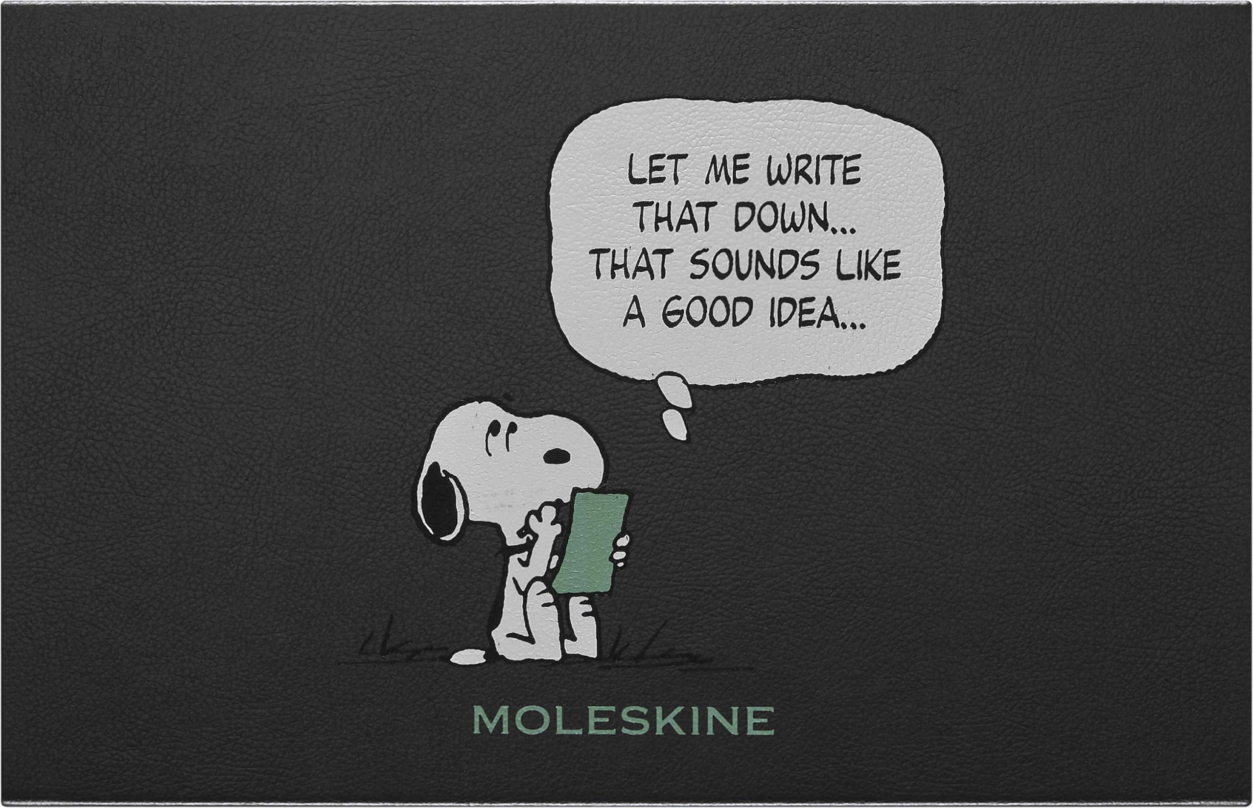 Moleskine Peanuts Sammlerbox limitierte Ausgabe, Notizbuch Hund L/A5, liniert, fester Einband, Cahier L/A5, liniert, weicher Einband, Mäppchen, Sticky Notes