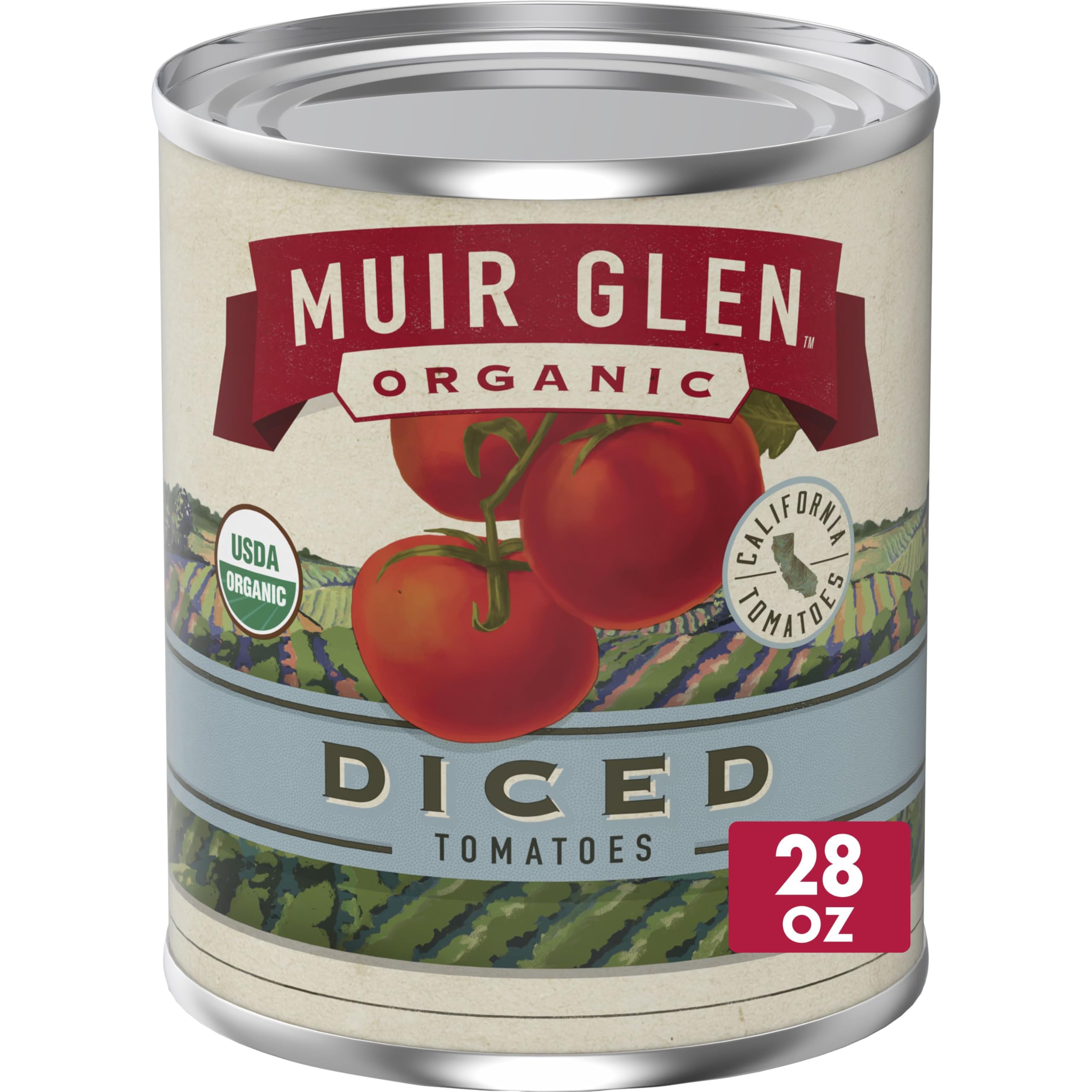 Muir Glen Organic Diced Canned Tomatoes, 28 oz.