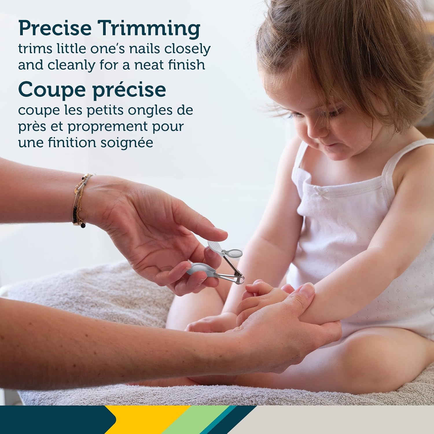 Safety 1st Clear View Baby Nail Clippers, Grey – 5X Magnifying Lens and Easy-Grip Handle, Compact for Diaper Bag Essentials - Image 4