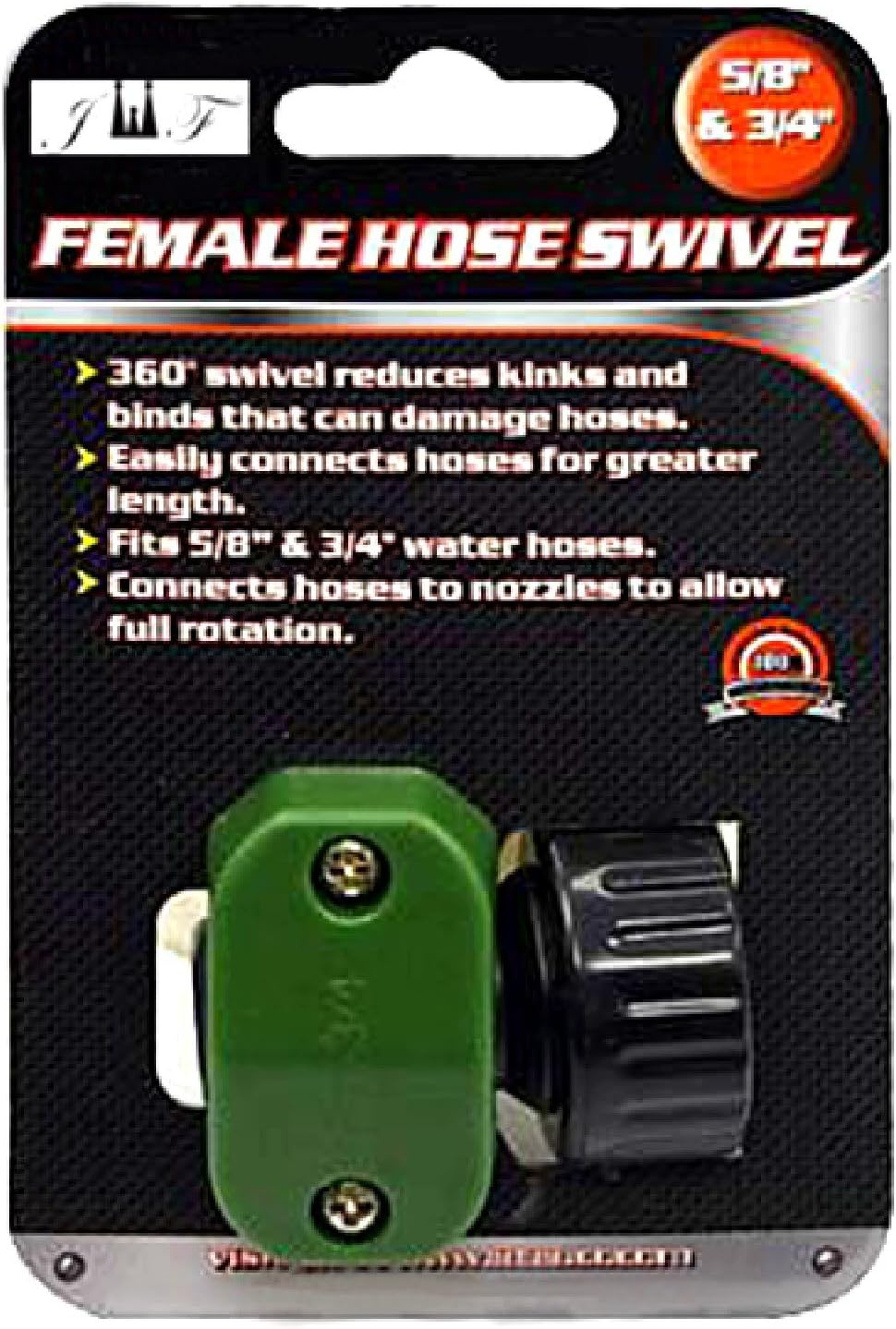 Male Hose Swivel 5/8" & 3/4'' Water Hoses Connects Hoses