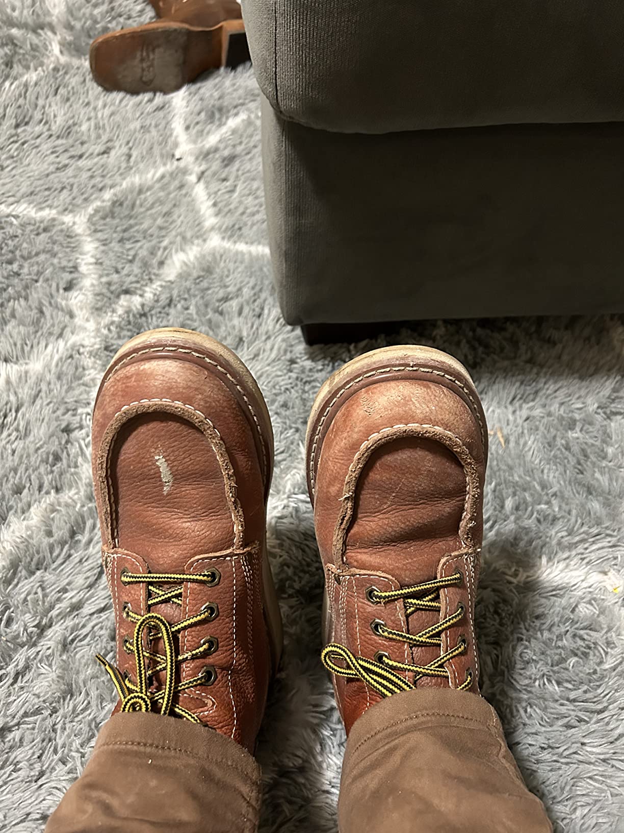 12/mo Finance HISEA Work Boots for Men Steel/Soft Toe Boots,6