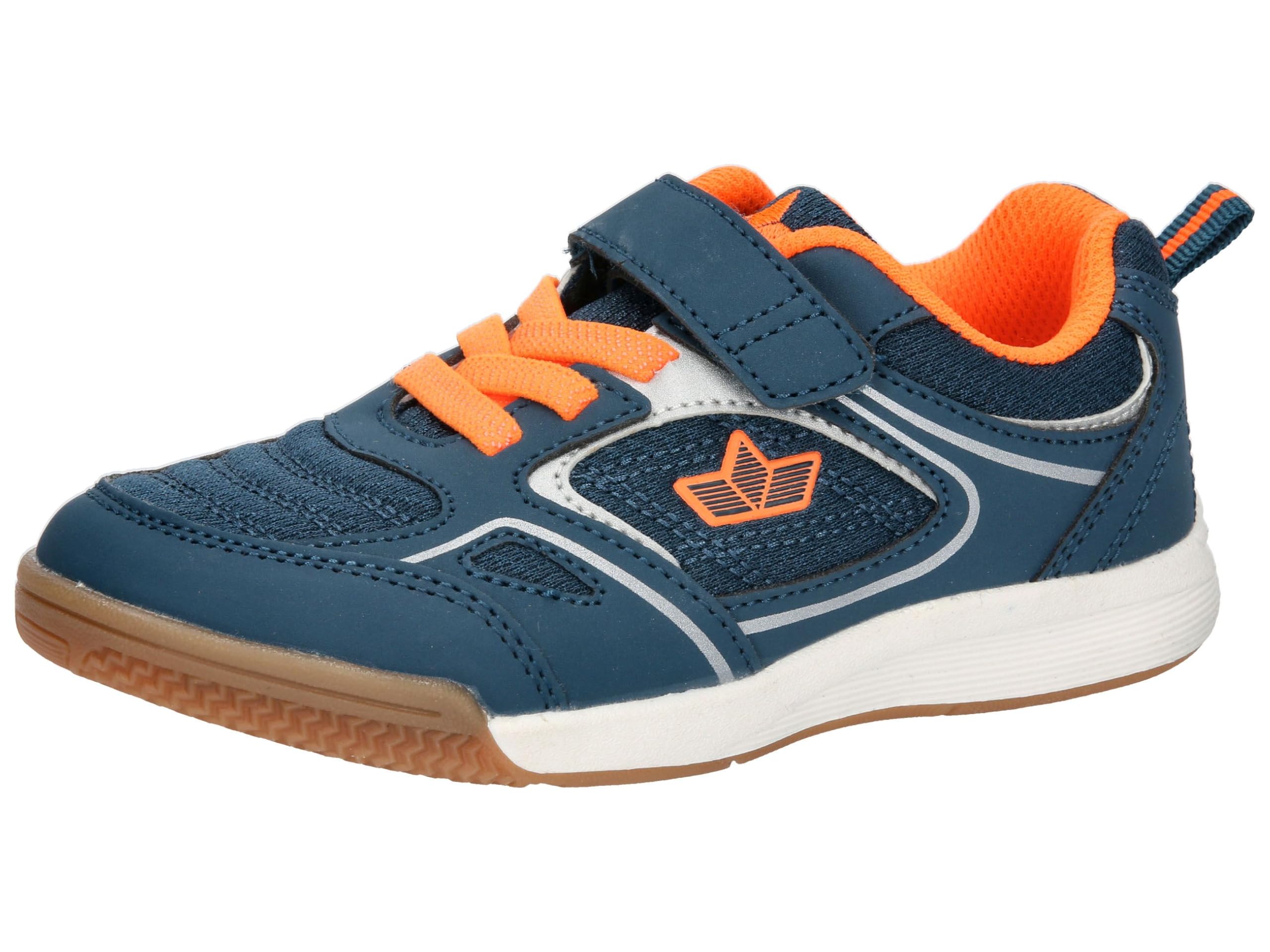 Lico Unisex Kid's Racine Vs Indoor Trainers, Petrol Orange, 2.5 UK Child