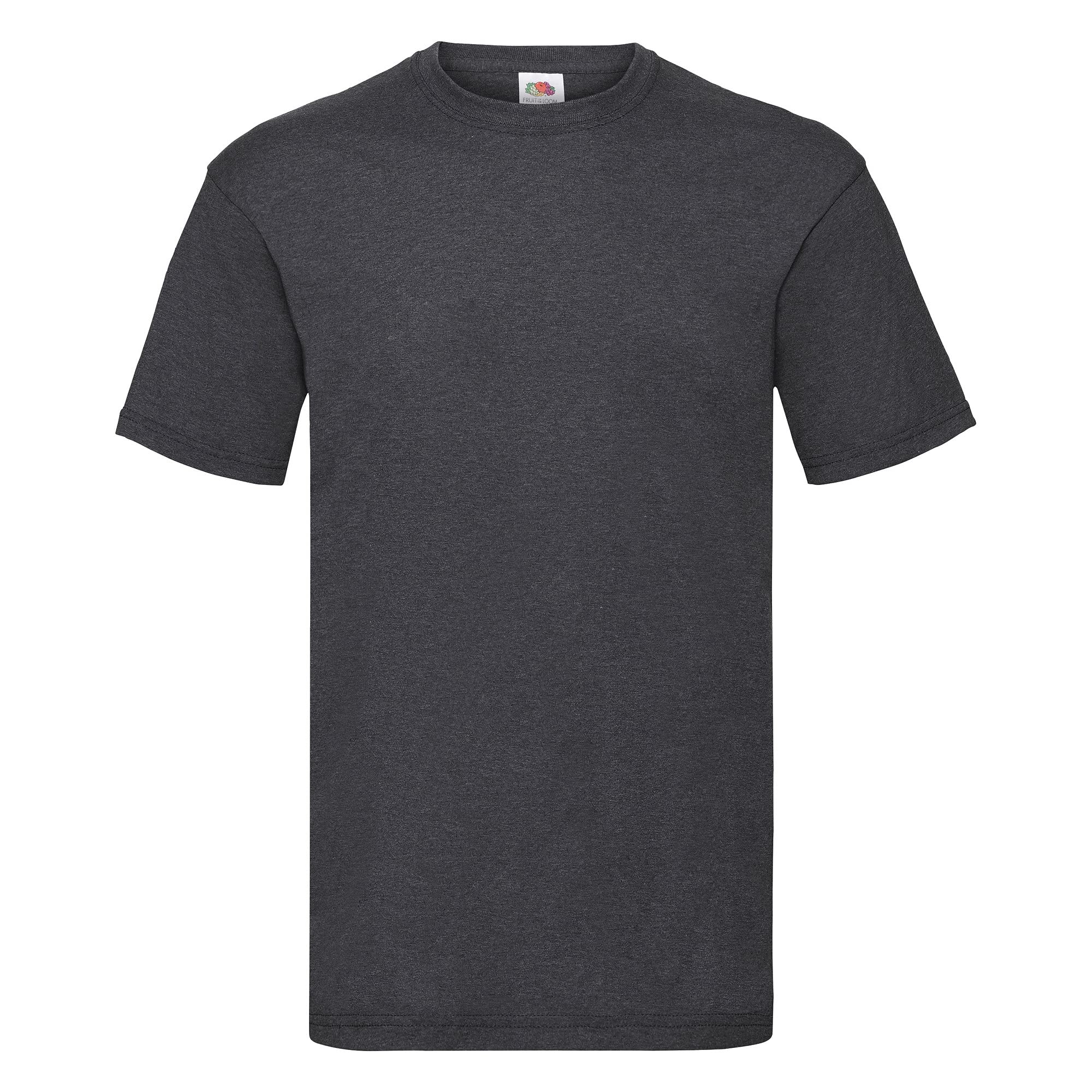 Fruit of the Loom Mens Valueweight Short Sleeve T-Shirt (3XL) (Dark Heather)