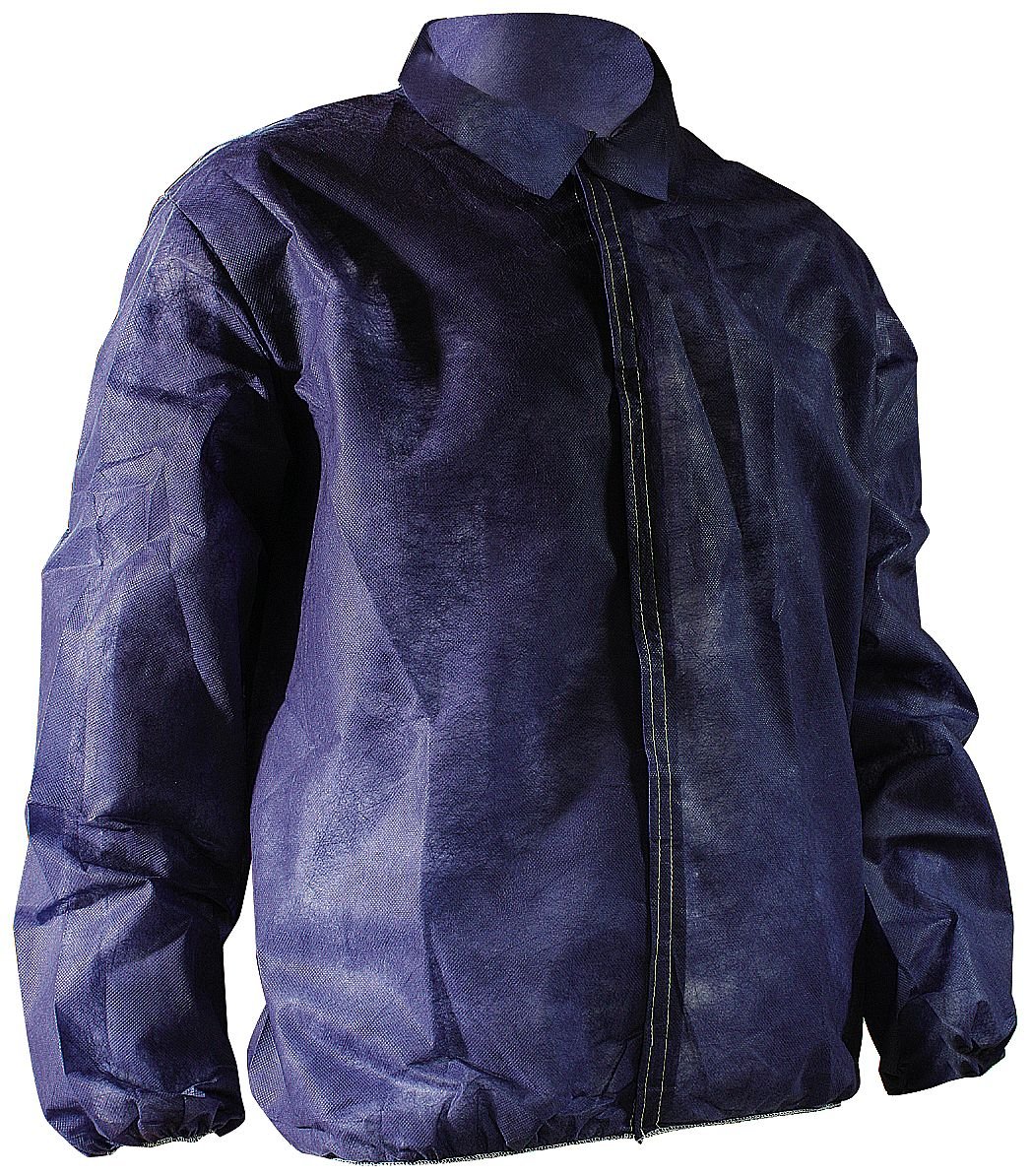 Lab Jacket, Polypropylene, Blue, 2XL, PK50