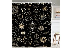 Yookeb Gothic Tarot Shower Curtain
