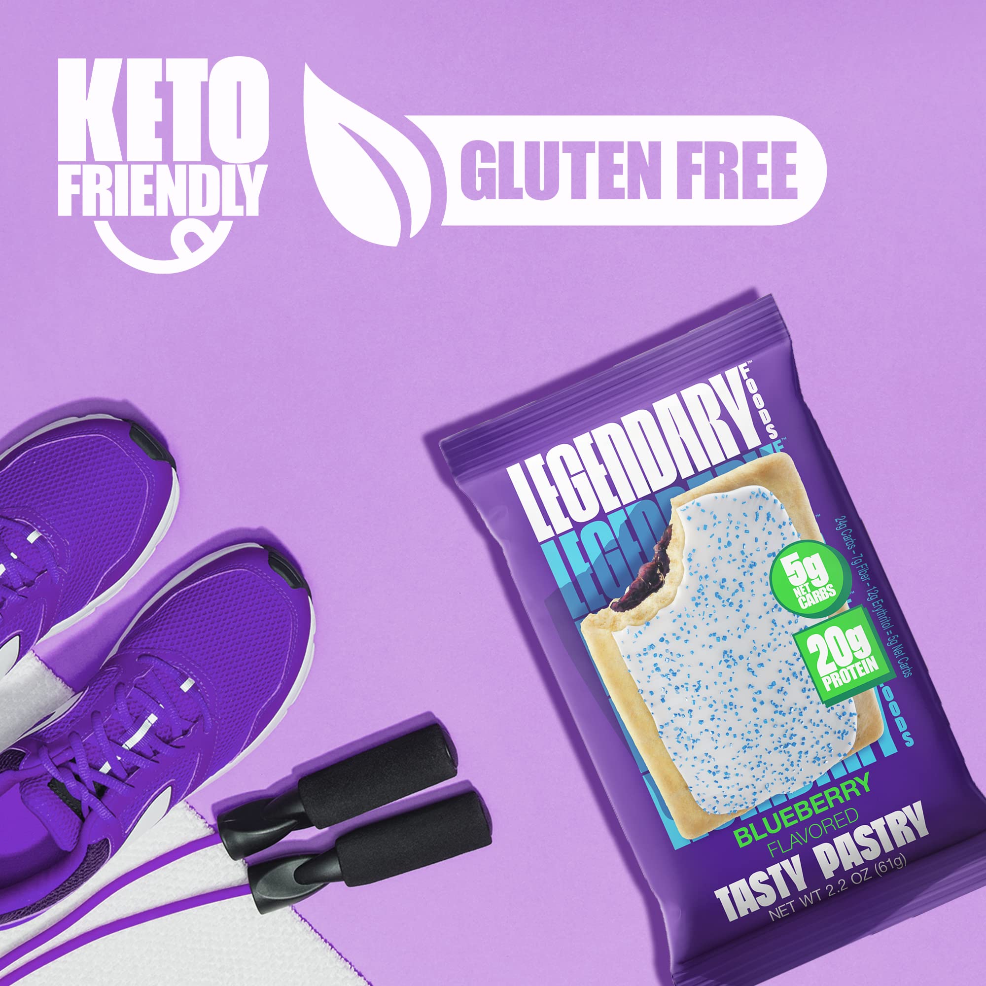 Legendary Foods 20 gr Protein Bar Alternative Tasty Pastry Low Carb