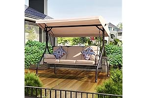 Outdoor Sanctuary Swing Canopy with Adjustable Shade