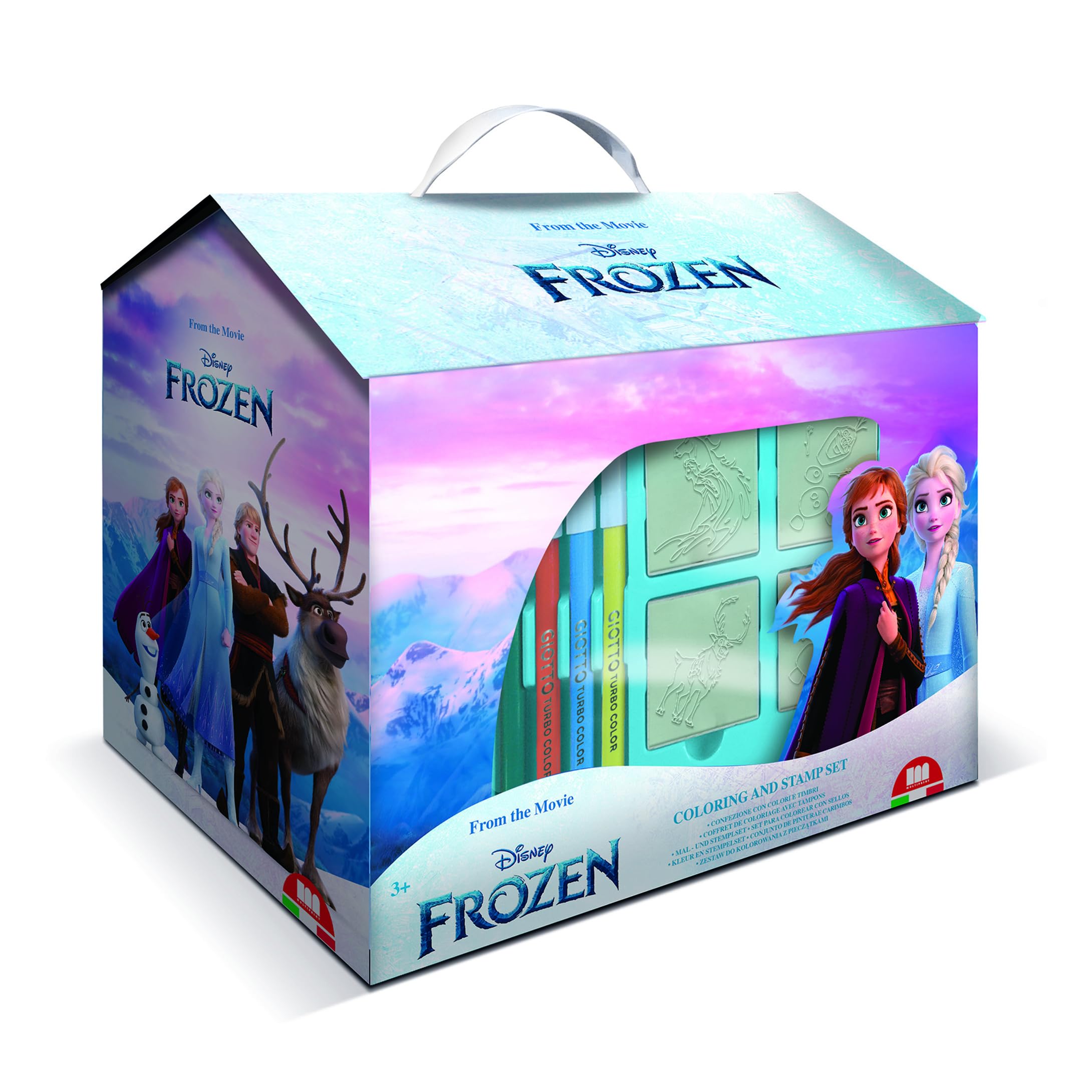 Multiprint Box 4 Timbri per Bambini Cavalli, 100% Made in