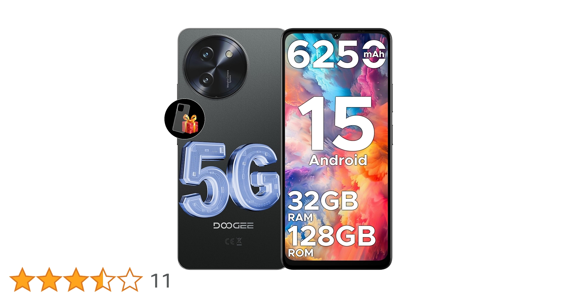 Amazon.co.jp: 【5G Android15 スマートフォン】DOOGEE Note59 5G SIM