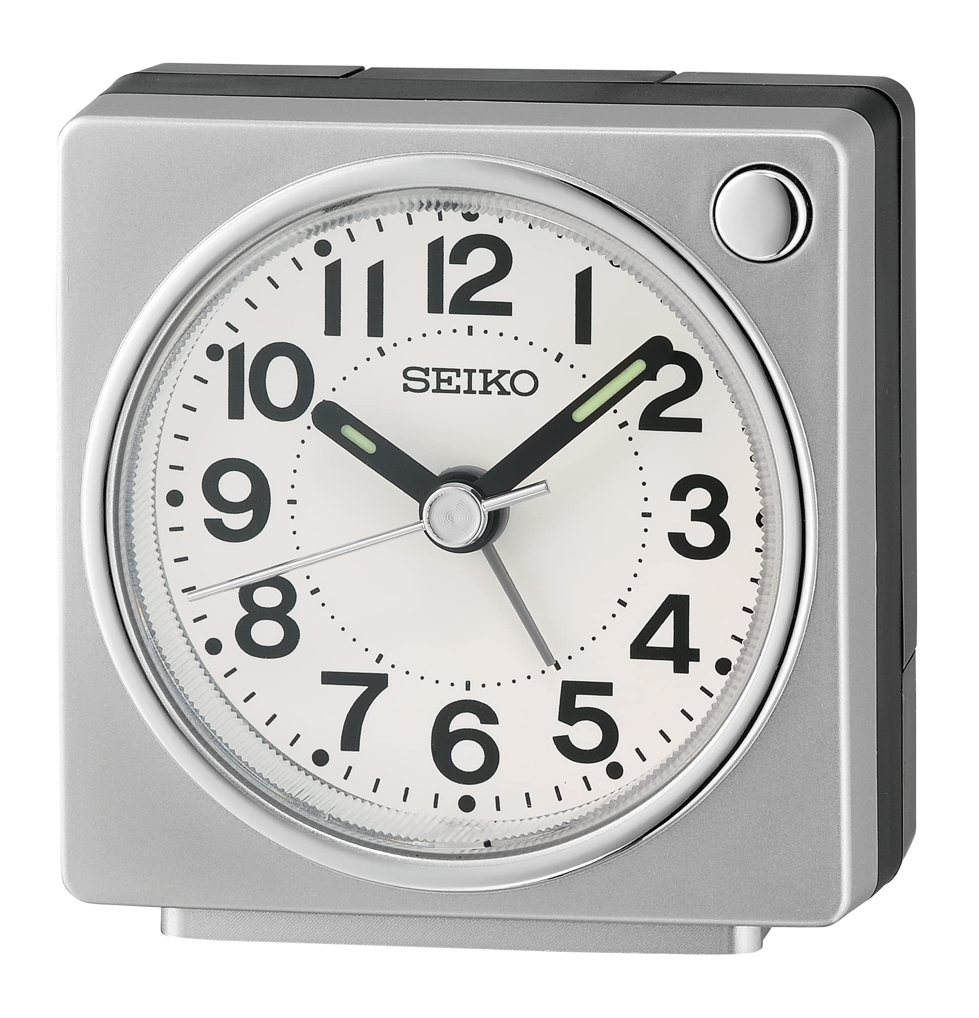 Clock alarm clock QHE196S, Grey & Black