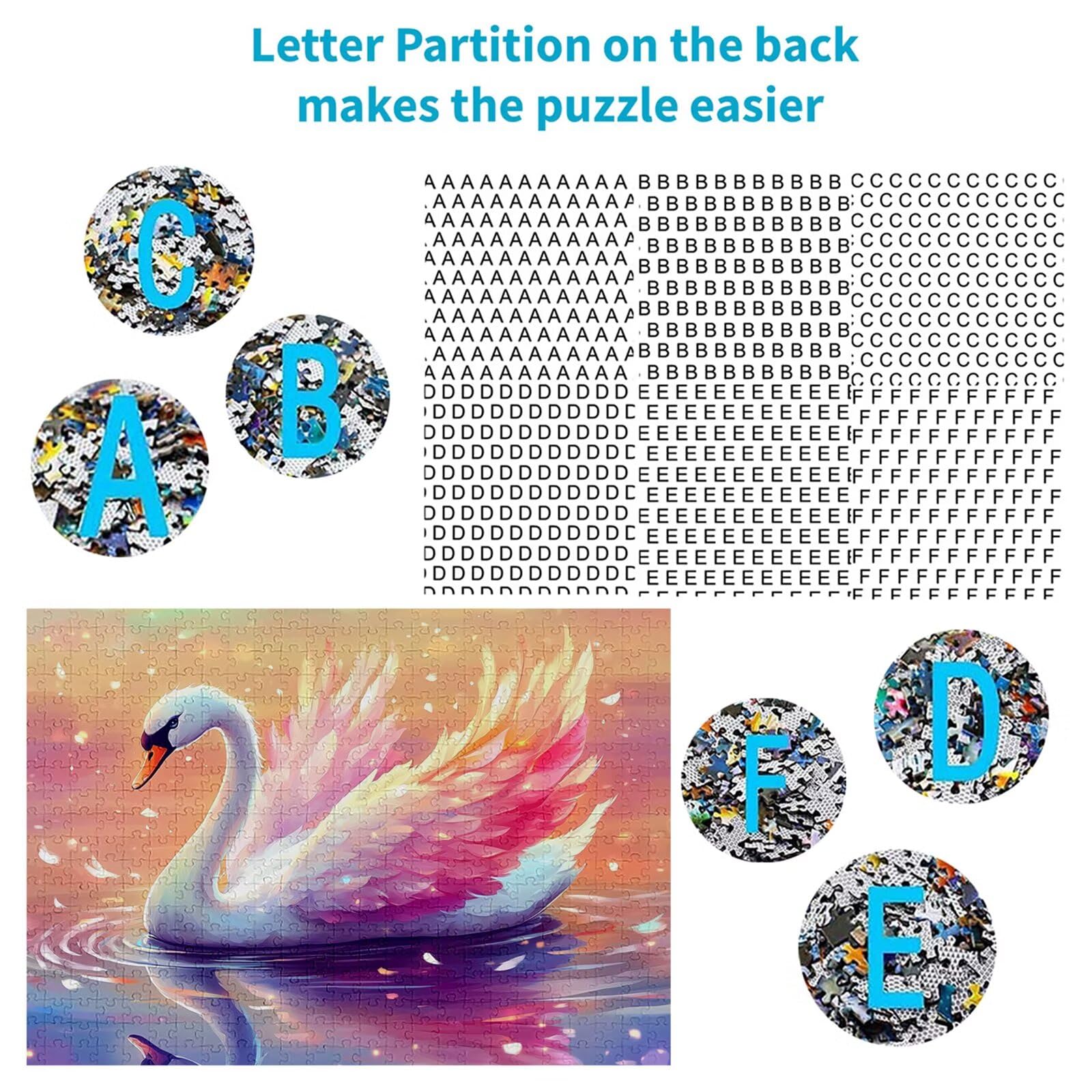 Puzzle 4000 sztuk zwierzę puzzle dla dorosłych gęś 141 x 87 cm unikalne rzemiosło klasyczne 3D drewniana układanka do rodzinnych gier aktywnych, układanka do samodzielnego wykonania nawet do dekoracji