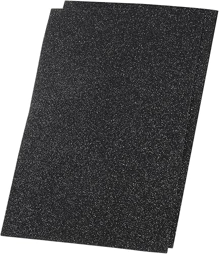 PATIKIL Hojas de espuma EVA con purpurina autoadhesivas de 118 x 78 pulgadas color azul lago para proyectos de bricolaje paquete de 2