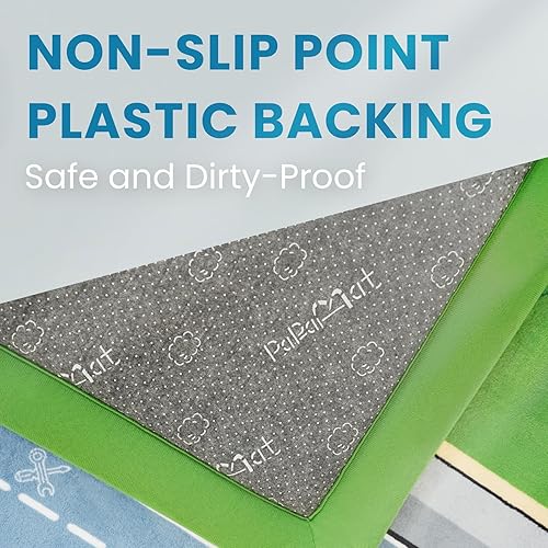 Miniatura 6 de Tapete de juego educativo de 1.3 pulgadas de grosor para bebé, 59 x 79, tapete básico acolchado de espuma viscoelástica para niños, tapete de juego