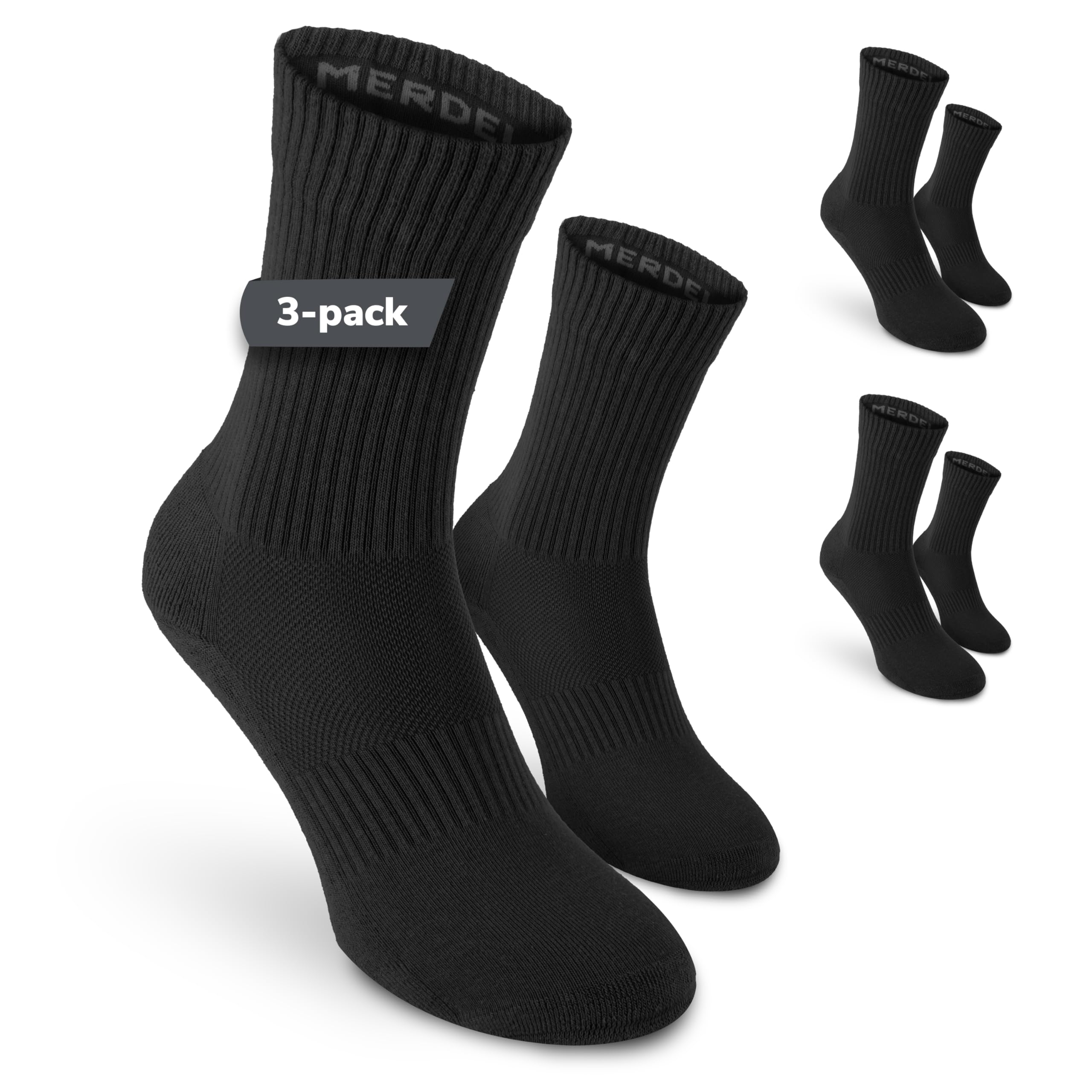 Safersox Tanzsocken für Ballett & Contemporary – 3 Paar für Damen & Herren | Für Ballett, Jazz & Modern Dance: Socken zum Tanzen ohne Grip, perfekt zum Drehen. Ohne Logo in vielen Hautfarben