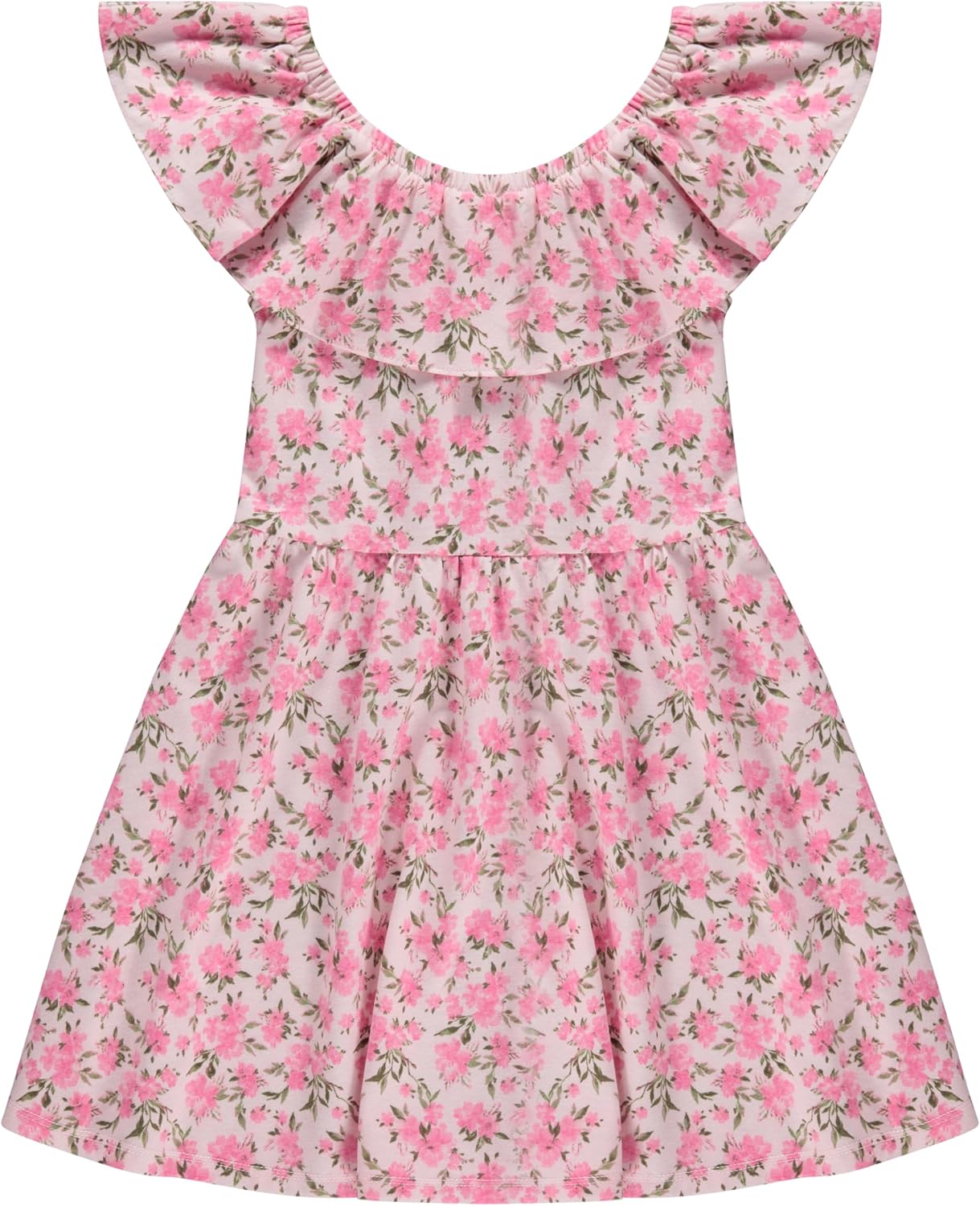 BTween 3 Piece Girls Summer Dress Set Short Sleeve Casual Skater Dresses - Image 3