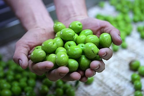 Miniatura 7 de Gaia, aceitunas Kalamata marinated Gourmet con Tomillo, orégano, Naranja y rojo. Peppers4.2oz (Pack de 8)