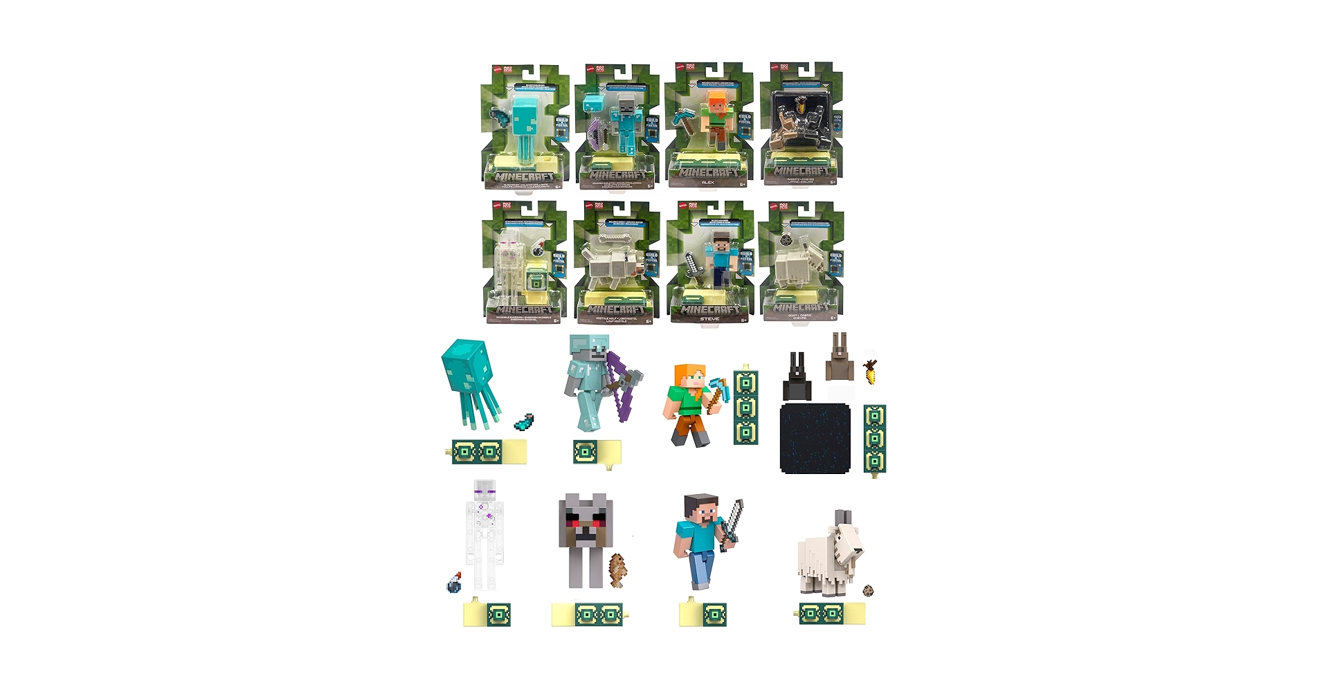 Minecraft ベーシックフィギュア マインクラフト ベーシックフィギュア Sアソート【種類ランダム