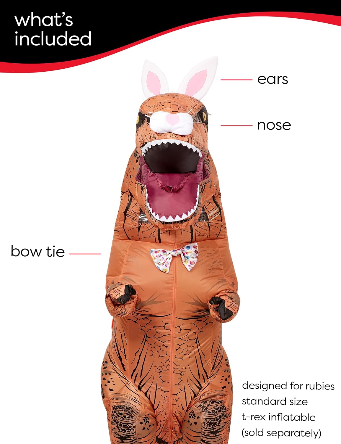 Rubies Themed Inflatable T-Rex Dress Up Accessory Kit