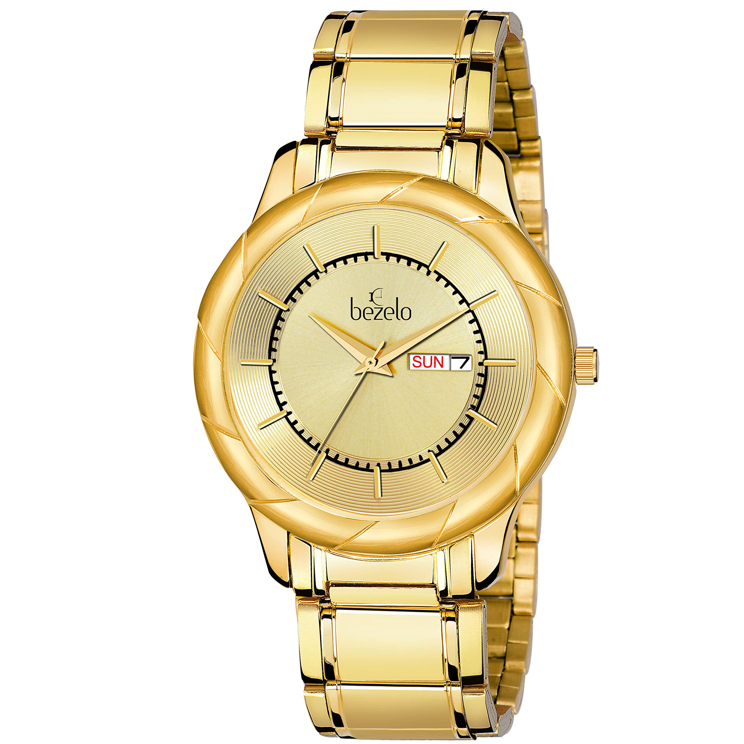 BEZELO Analog Golden DIAL Mens Watch -GR-21346-A-DD (B07Z2RQLQV) Amazon Price History, Amazon Price Tracker
