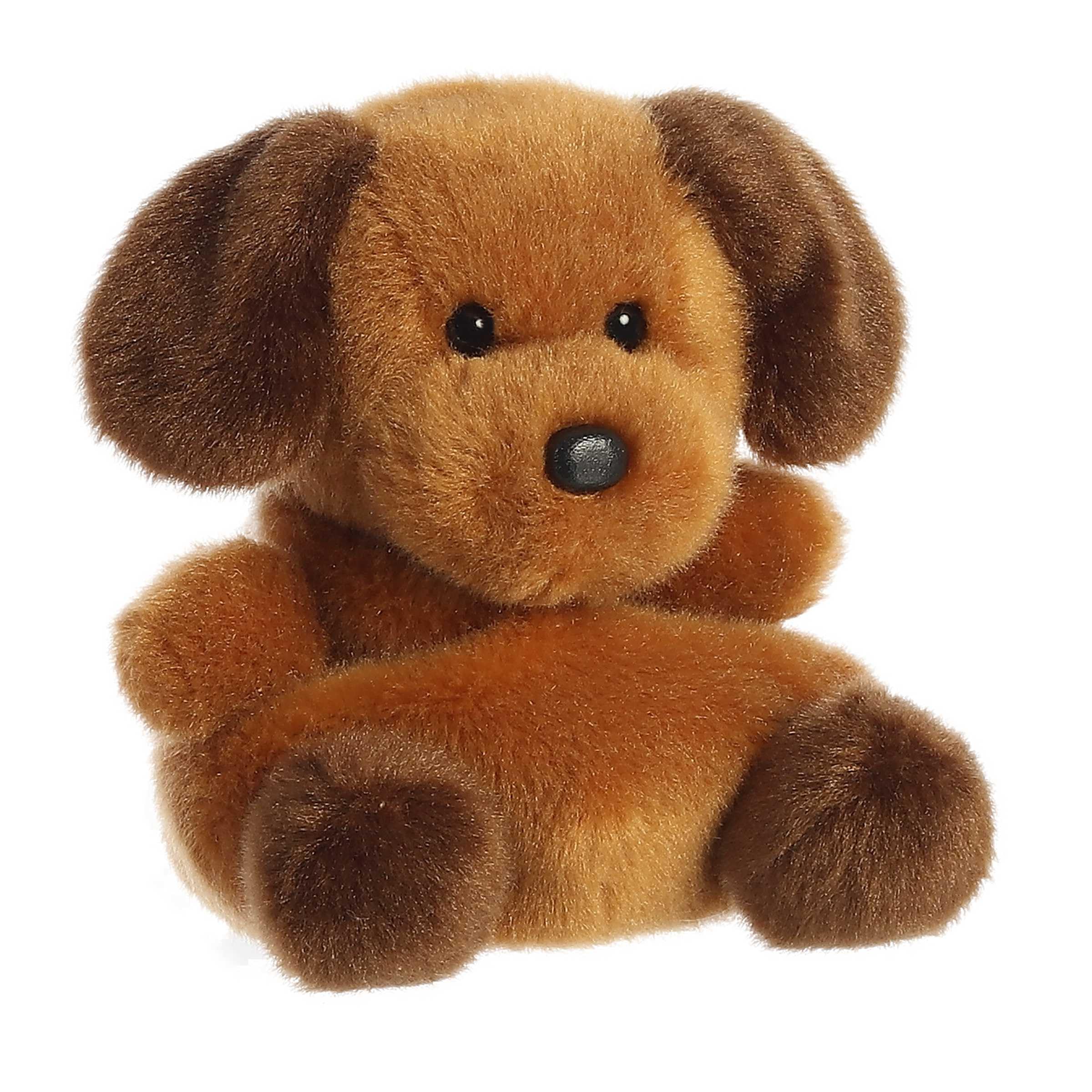 Aurora(r) Adorable Palm Pals(tm) Ruff Ruff Puppy(tm) Stuffed Animal - Pocket-Sized Play - Collectable Fun - Brown 5 Inches - Image 4