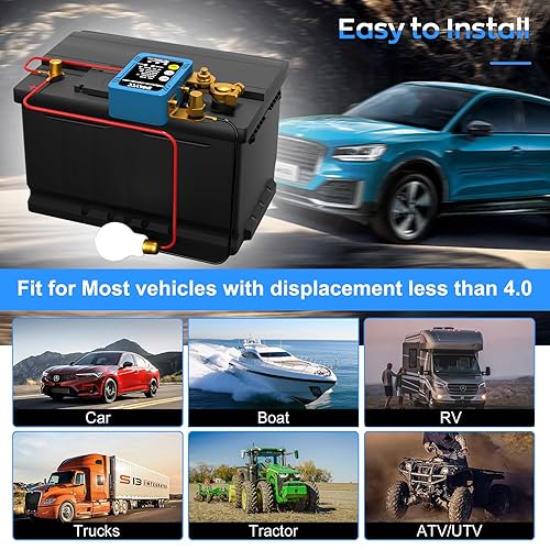 Miniatura 6 de IMAYCC Interruptor de apagado para automóvil, interruptor de desconexión de batería remoto de 12 V 240 A, interruptor de apagado de batería de