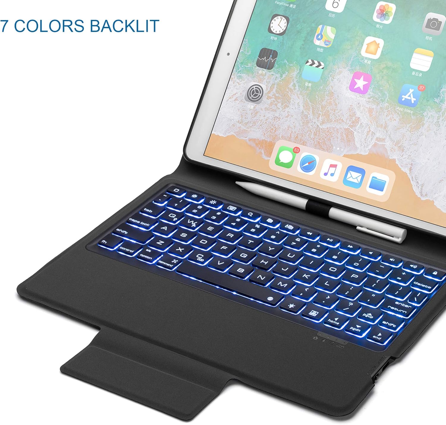 Amаzоn Crаzу 🔥 Dеаlѕ CQQDOQ Keyboard Case for iPad 10.2 2019 (7th Generation),7 Colors Backlit Auto Sleep/Wake Wireless Keyboard Slim Folio Case Cover with Built-in Pencil Holder for iPad 10.2” 7th Gen 2019 (Orange) Frее Shірріng 🛒 CQQDOQ Keyboard Case for iPad 10.2 2019 (7th Generation),7 Colors Backlit Auto Sleep/Wake Wireless Keyboard Slim Folio Case Cover with Built-in Pencil Holder for iPad 10.2” 7th Gen 2019 (Orange)