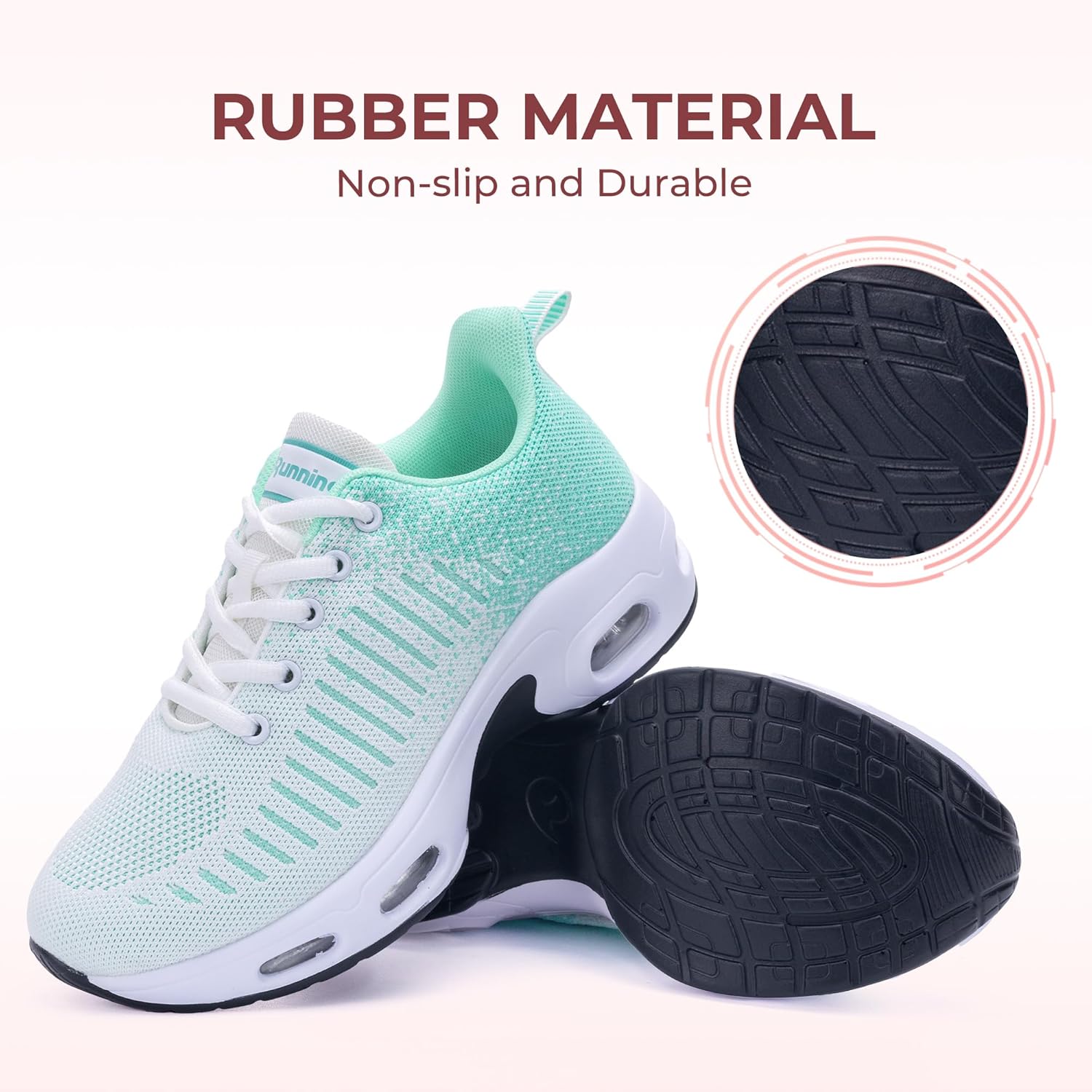 Womens Slip on Tennis Shoes Comfortable Running Sneakers Athletic Walking Gym Workout Jogging Footwear US 6-11