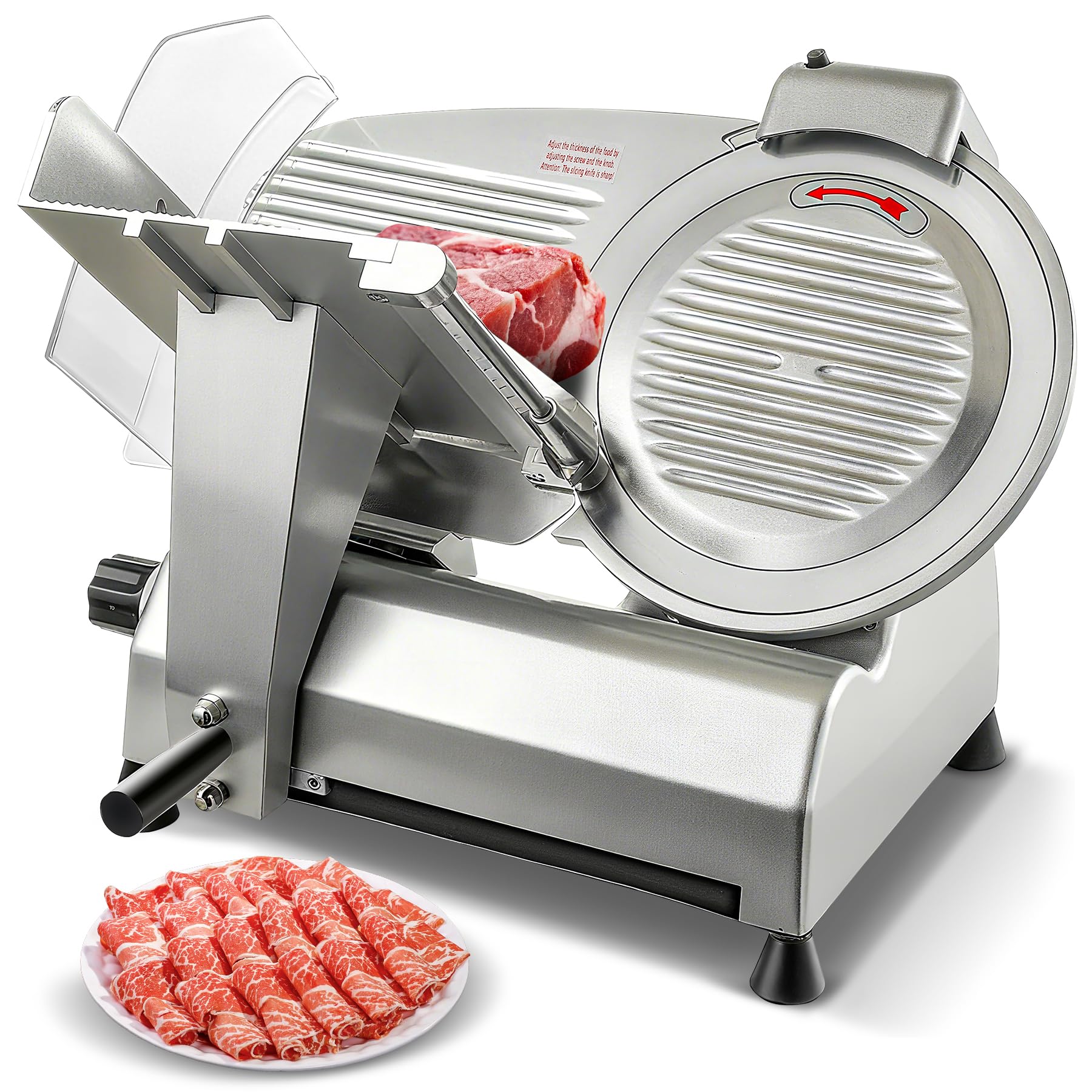 Zomagas 12-inch Commercial Meat Slicer
