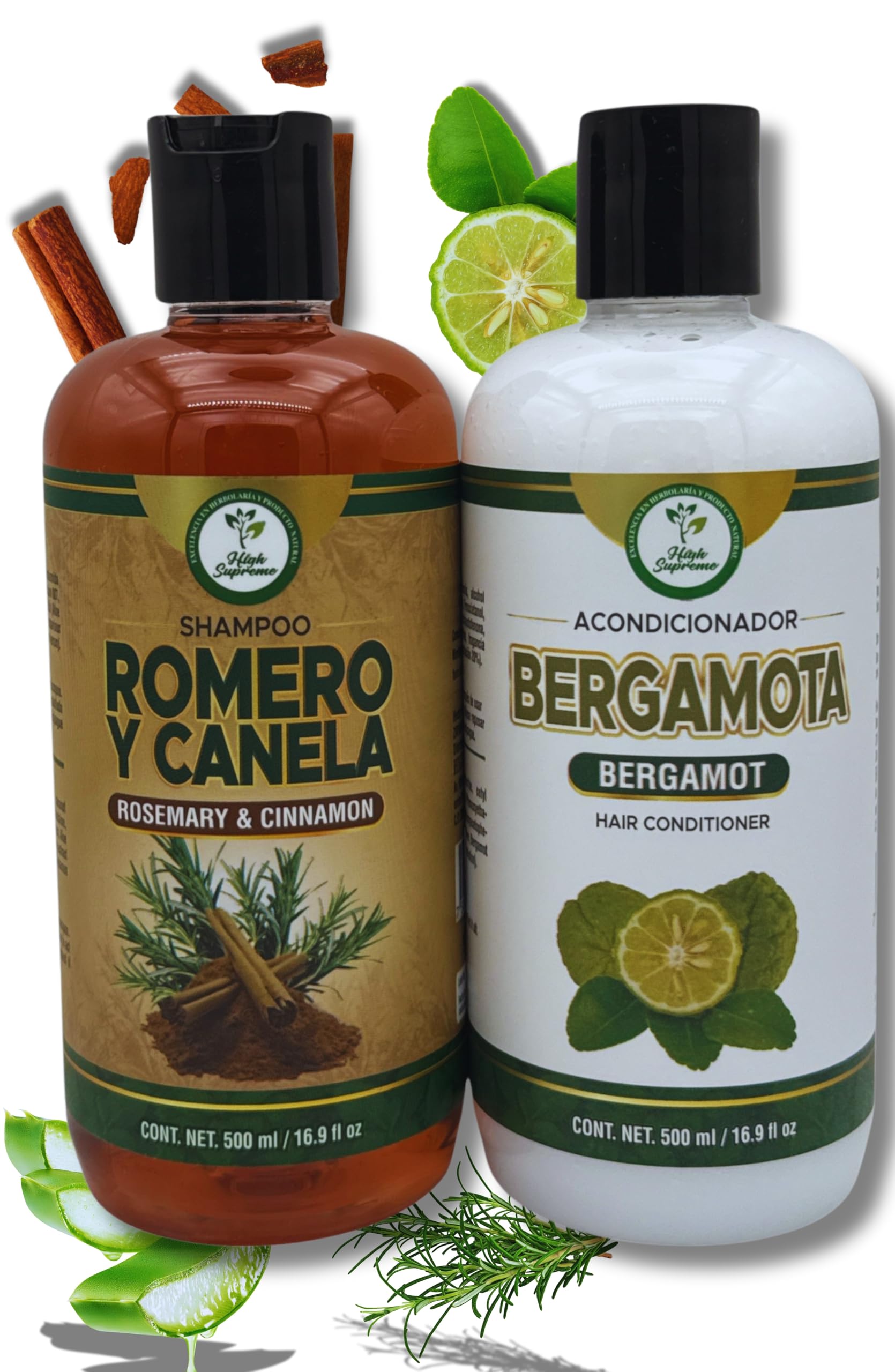 Amazon.com : HIGH SUPREME Shampoo Romero, Sábila & Canela +