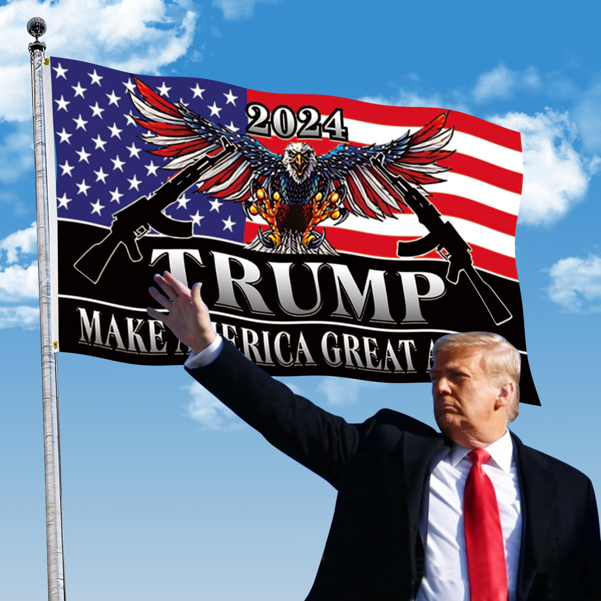 Trump 2028 Flagge – 90x150 Cm, Aus Polyester Für Garten & Wohnung