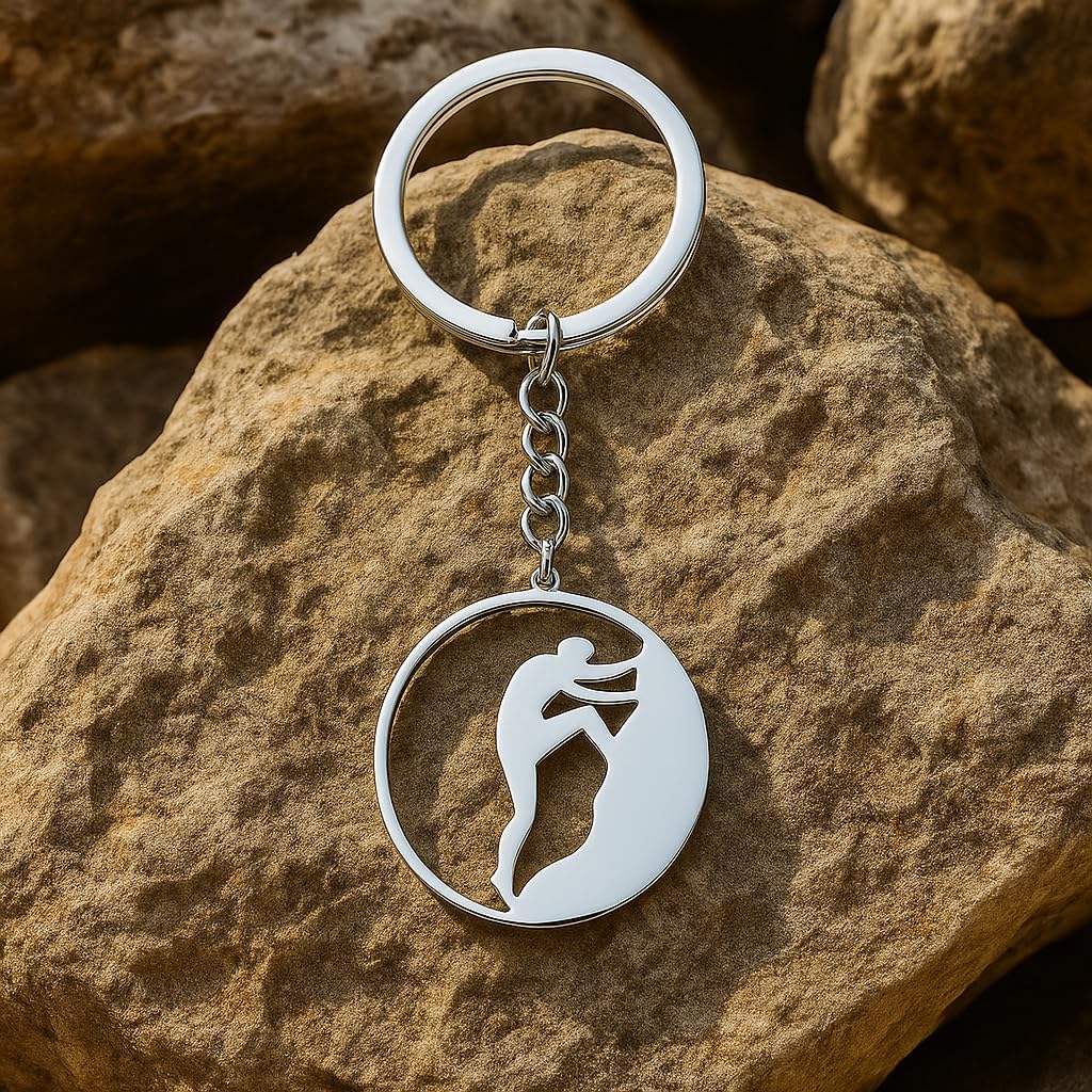 Rock Climbing Keychain, Sport Keychains Bag Charms for Women Men image 3