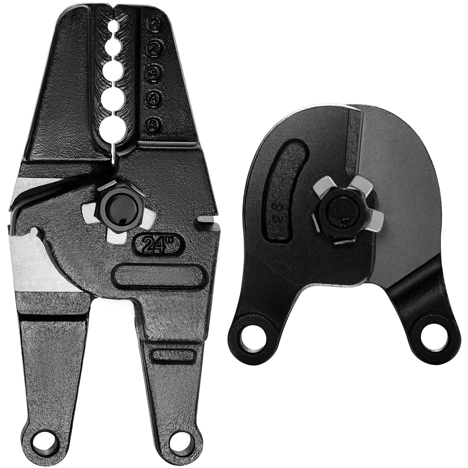 VEVOR Bench Swager Tool 24" Wire Rope Swaging Tool w/Crimper Cable Bolt