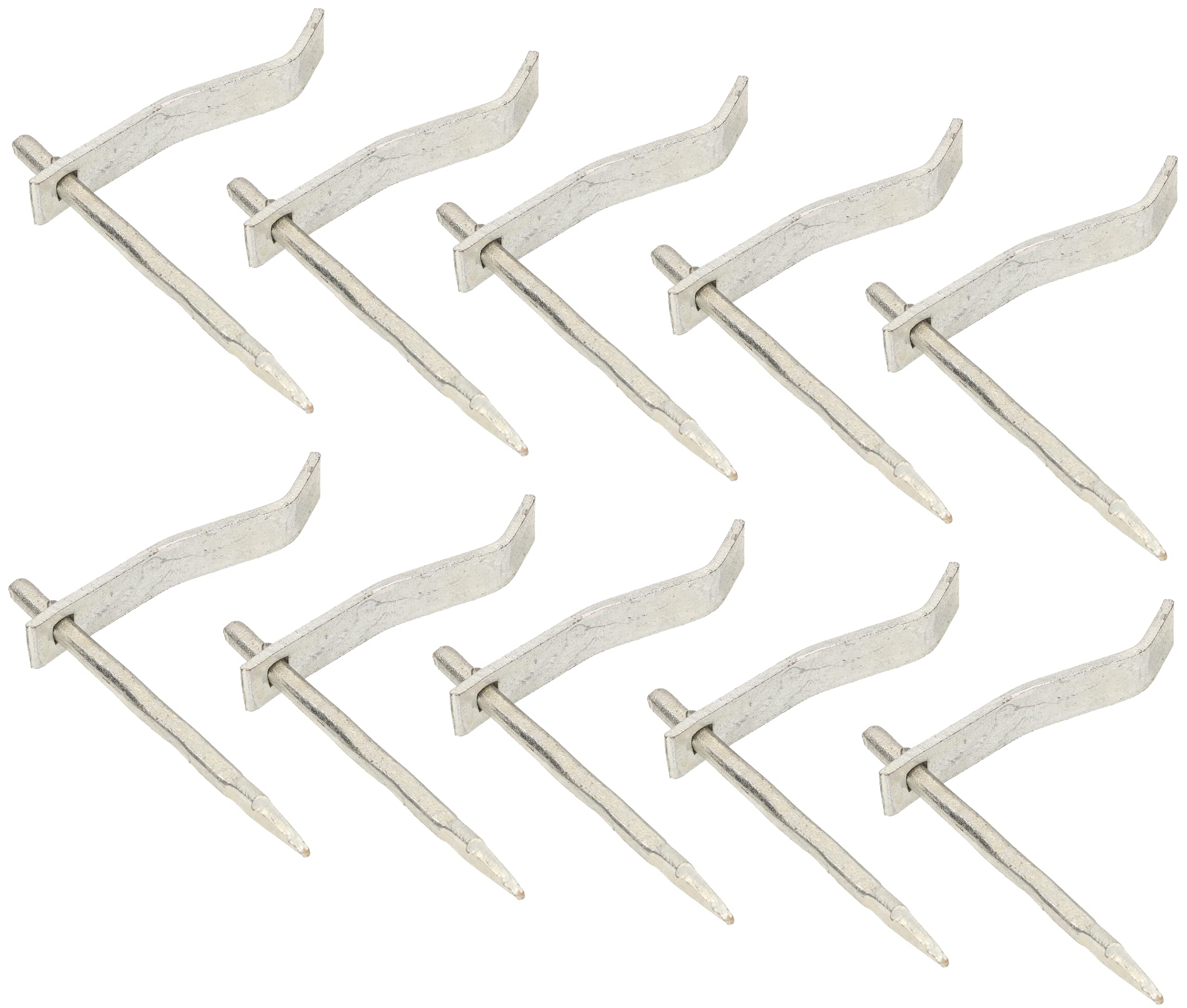 KOTARBAU® Set of 10 plaster hooks 150 x 130 mm for attaching plaster boards to masonry