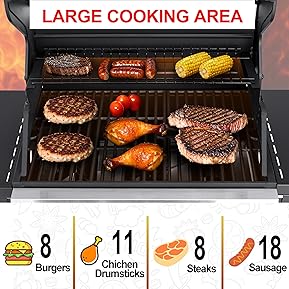 Master Cook 3-Burner Gas Grill 17