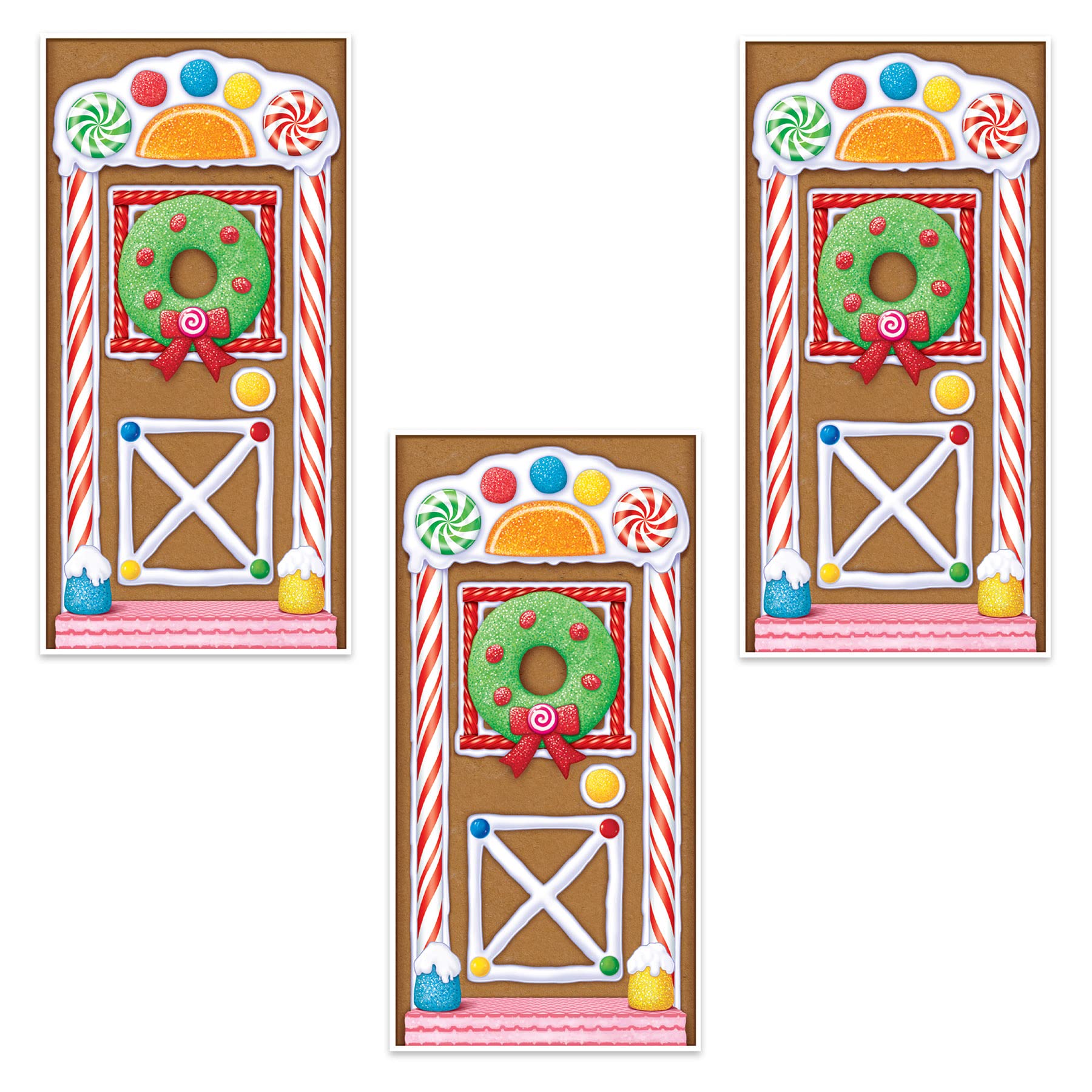 Beistle for Home Holiday Christmas Party Decorations, Multicolor, 5' x 30"