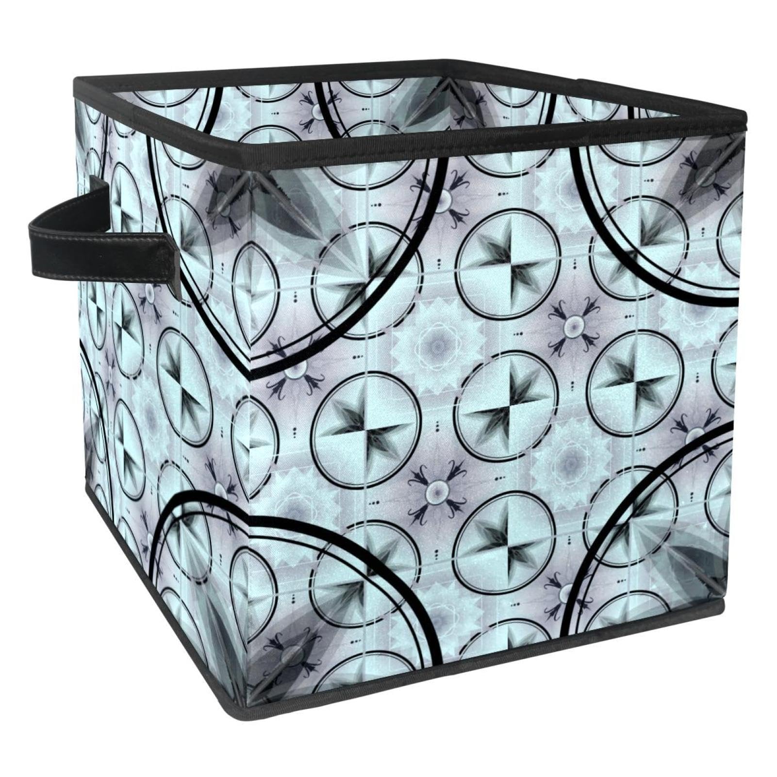 Boîte de rangement pliable en tissu géométrique pour ranger les vêtements de la maison