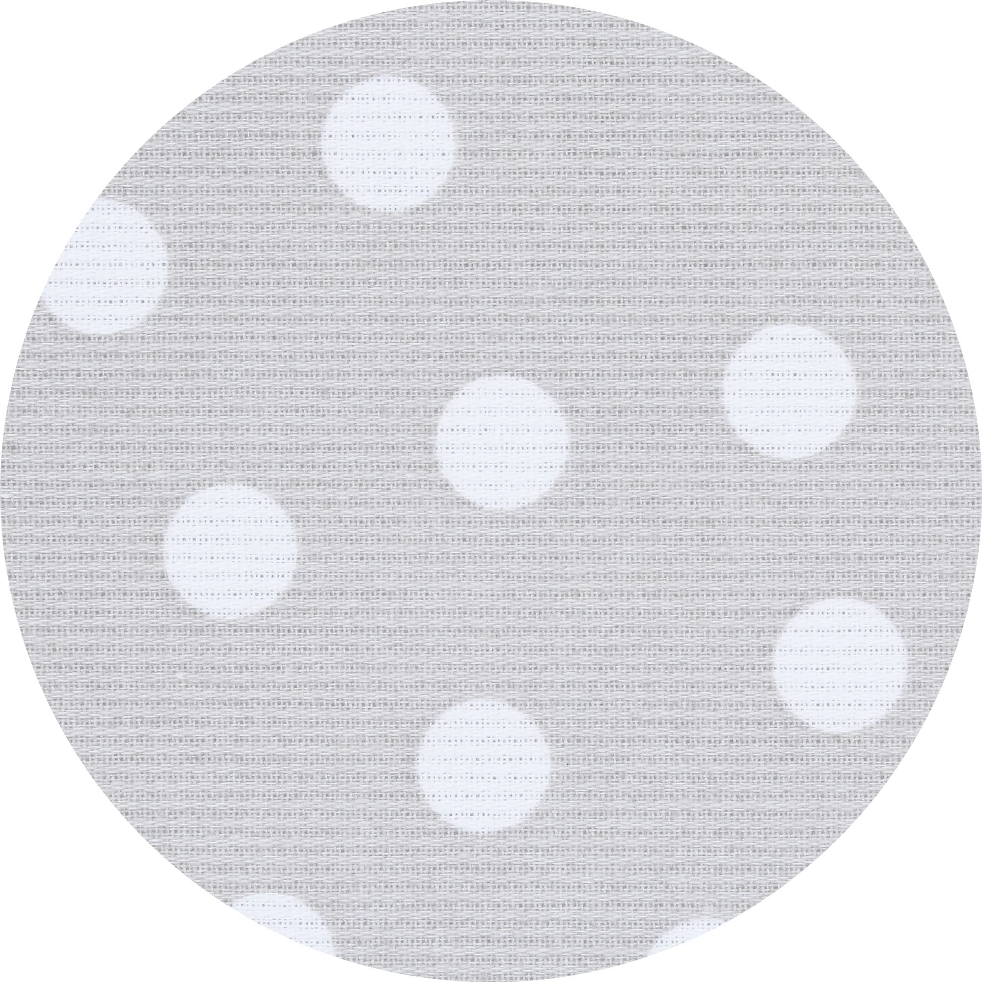 babybay Nestchen Piqué passend für Modell Boxspring XXL, perlgrau Punkte weiß