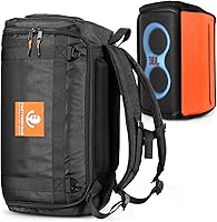 Vista 16 de Bolsa de viaje para altavoces OUKNAK Reemplazo para serie JBL Party Box, mochila portátil para altavoces JBL Encore Essential/Essential 2