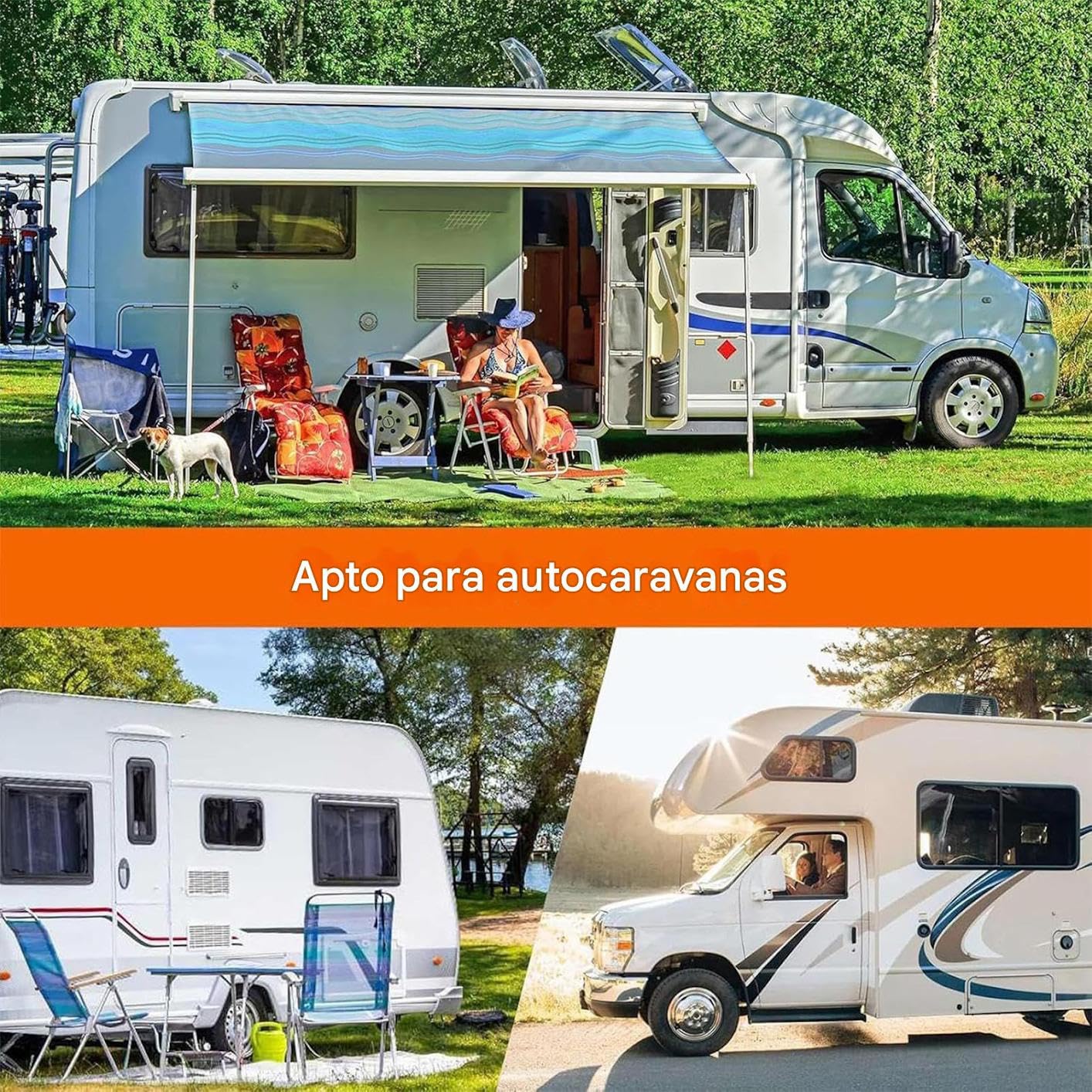 Housse de Toit pour Camping-Car Bâche en Oxford 210d Pliable Toit