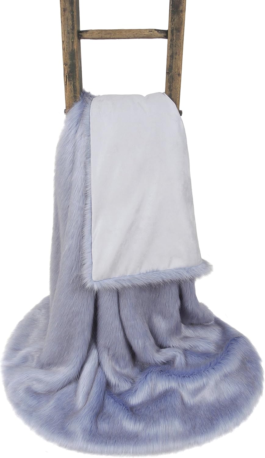 Amazon.co.jp ブルーアジサイLuxury FauxファーThrow Blanket 94 x 55 inches ブルー