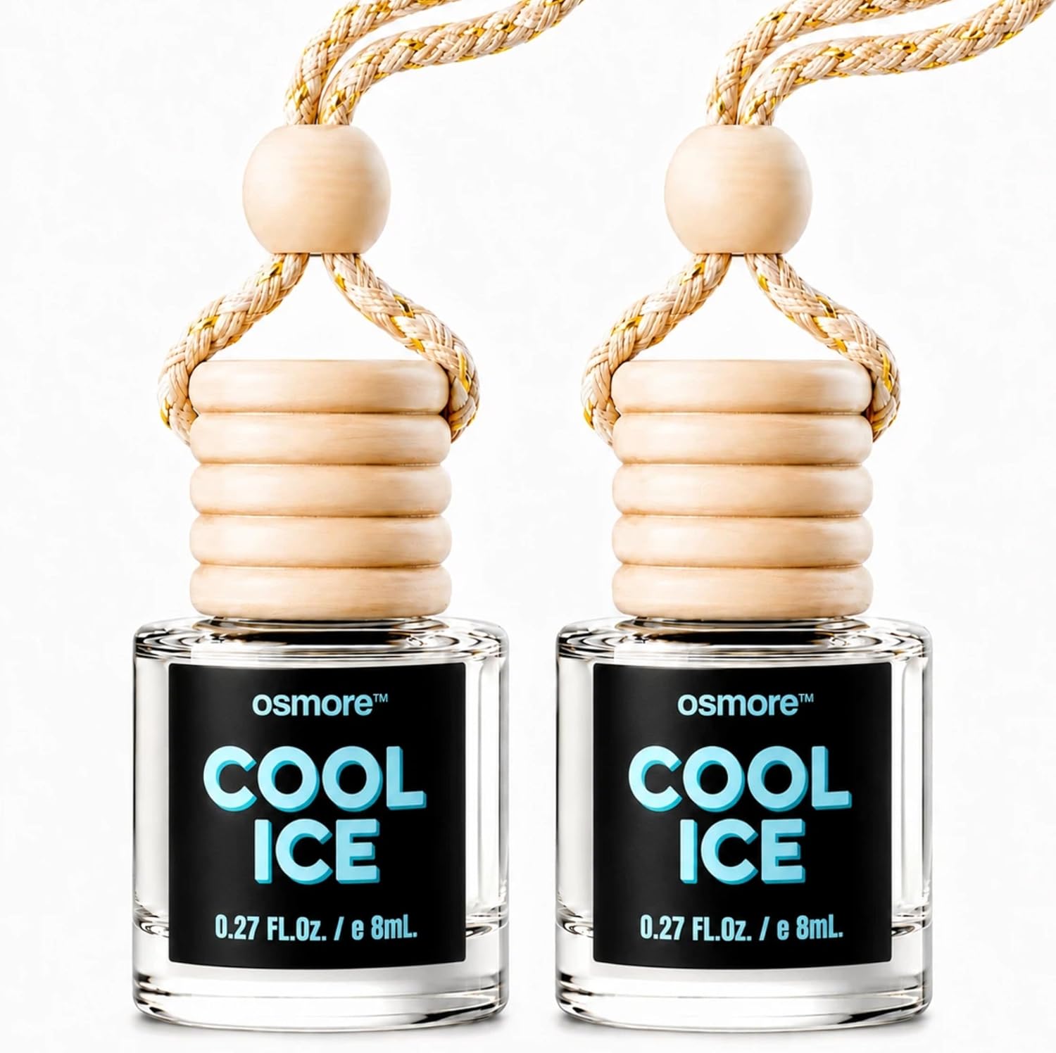 Car Air Freshener Hanging 2-Pack, Cute Car Accessories for Men & Women