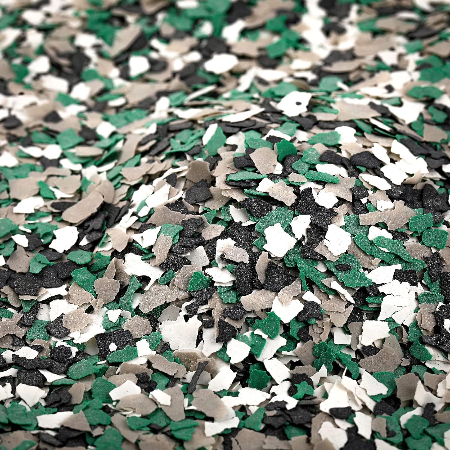 700 G/ 1.54 lb Decorative Epoxy Flakes Color Chips 35 mm Blend