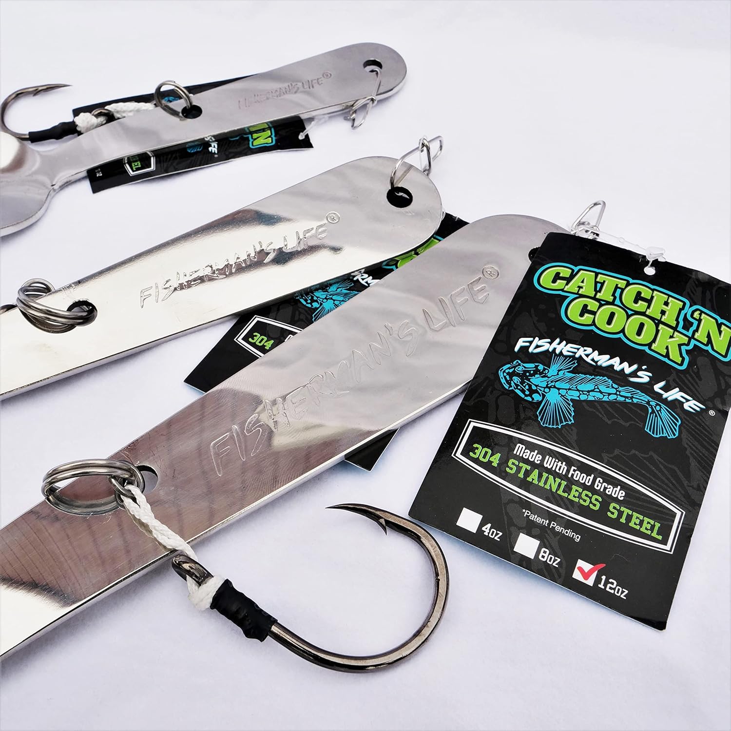 The Catch 'n Cook: 304 Stainless Steel Spoon Jig (Fish and Eat with It)