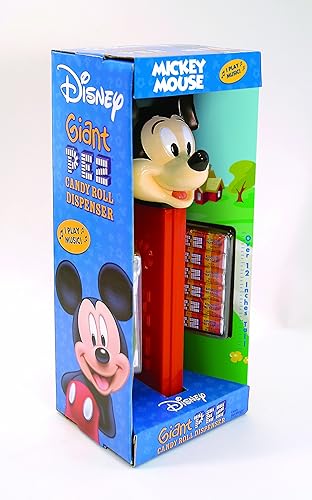 Dispensadores de caramelos gigantes PEZ Mickey Mouse, dispensador de 1 unidad