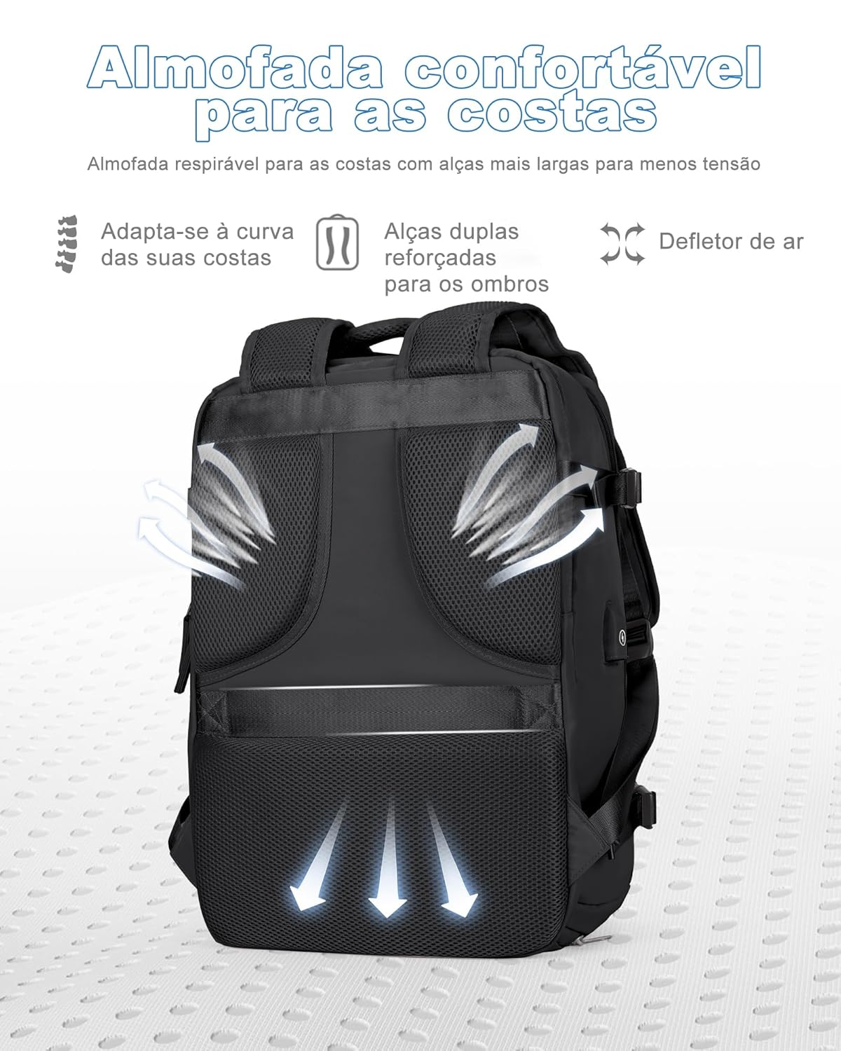 Mochila Executiva de Viagem Grande 40L Impermeável com Porta USB, Mochila Compartimento para Notebook, Mochila Feminina/Masculina Reforçada para Trabalho e viagem – VANOVA em promoção! Veja a oferta e mais achadinhos de Bolsas 6 Hoje é o melhor dia para comprar Mochila Executiva de Viagem Grande 40L Impermeável com Porta USB, Mochila Compartimento para Notebook, Mochila Feminina/Masculina Reforçada para Trabalho e viagem – VANOVA com aquele preço maroto! Promoção! Aproveite a oferta! 6
