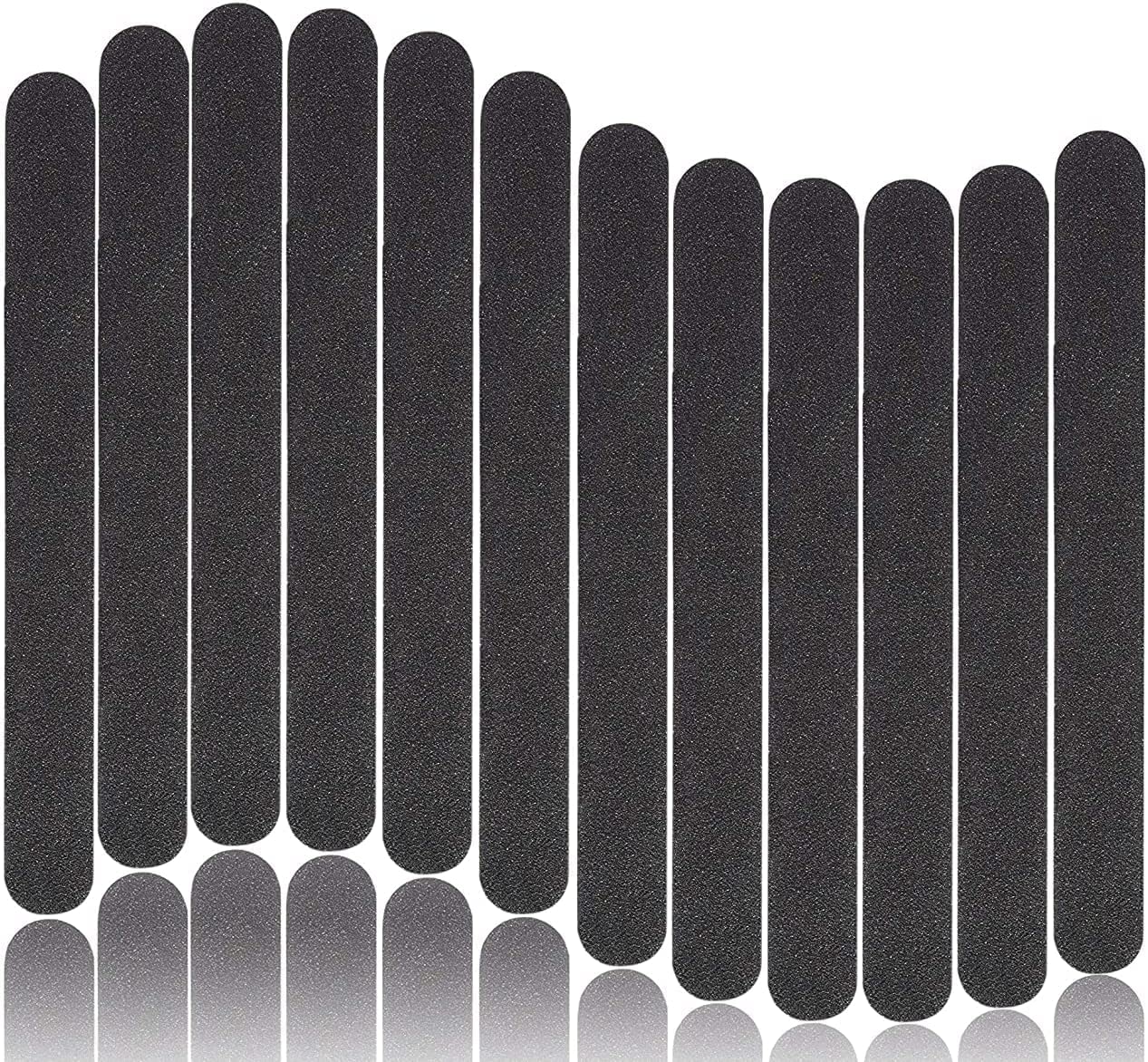 hopNshopEmery Boards for Nails Buffer | Pack of 12 Nail Files 100/180 Grit | Professional Nail Files and Buffer Set | Double Sided Emery Boards for Nail Care and Manicure Set for Home and Salons